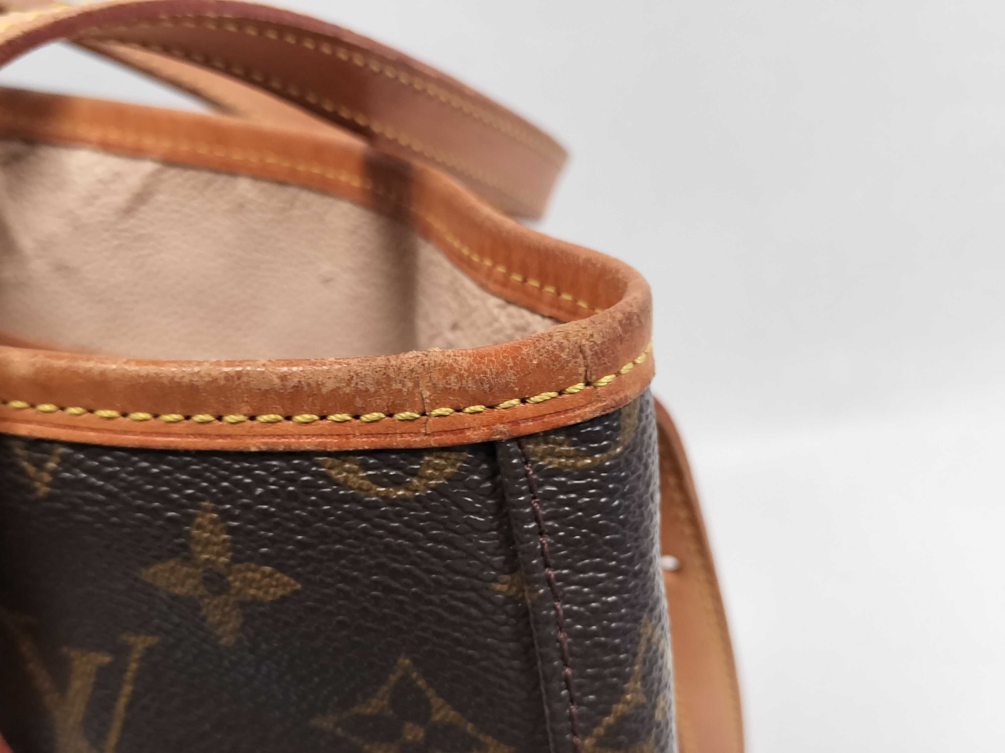 Monogram LOUIS_VUITTON M42238 Bucket PM FL1020 Pouch Tote Bag — view 14