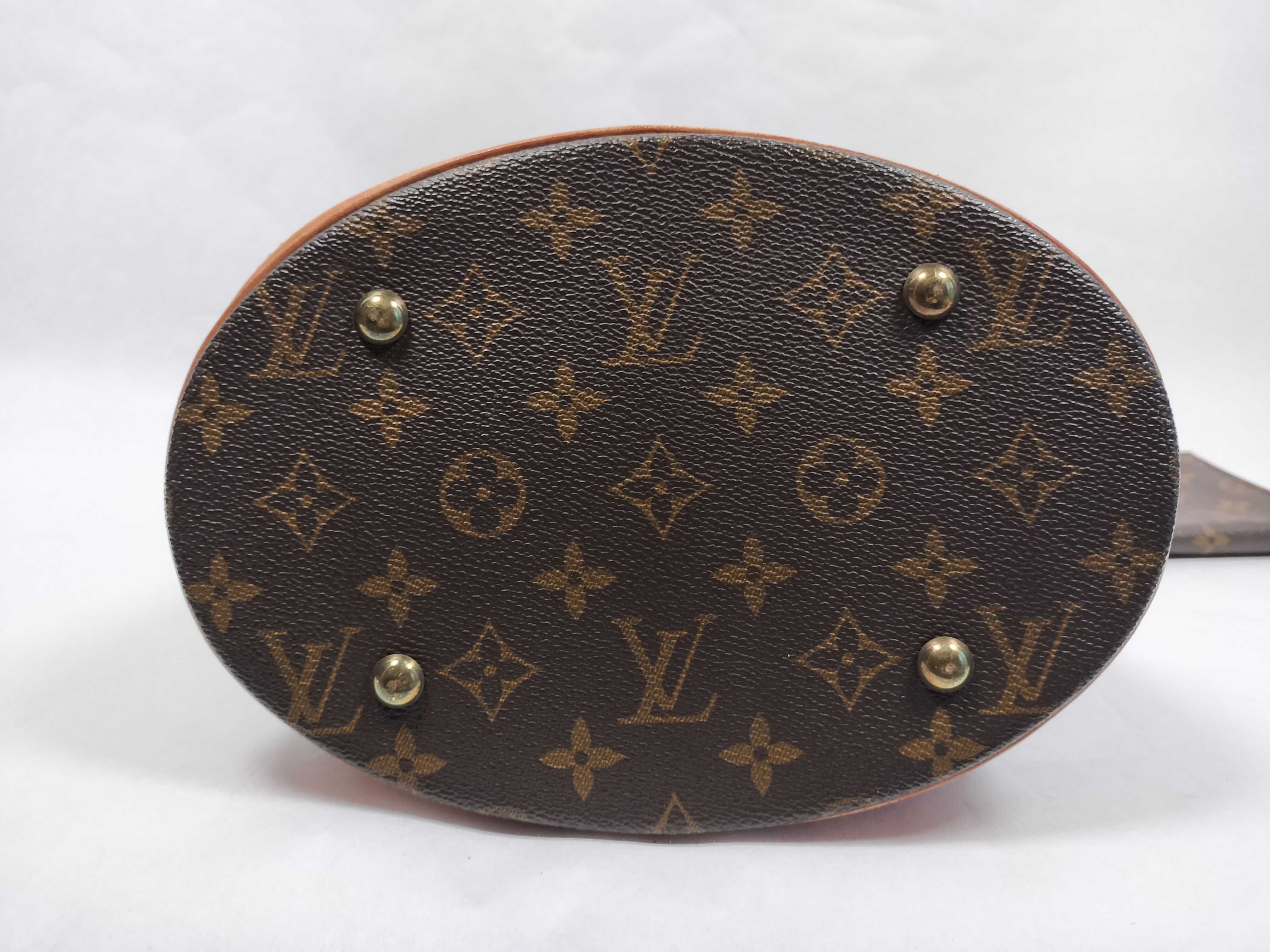 Monogram LOUIS_VUITTON M42238 Bucket PM FL1020 Pouch Tote Bag — view 7