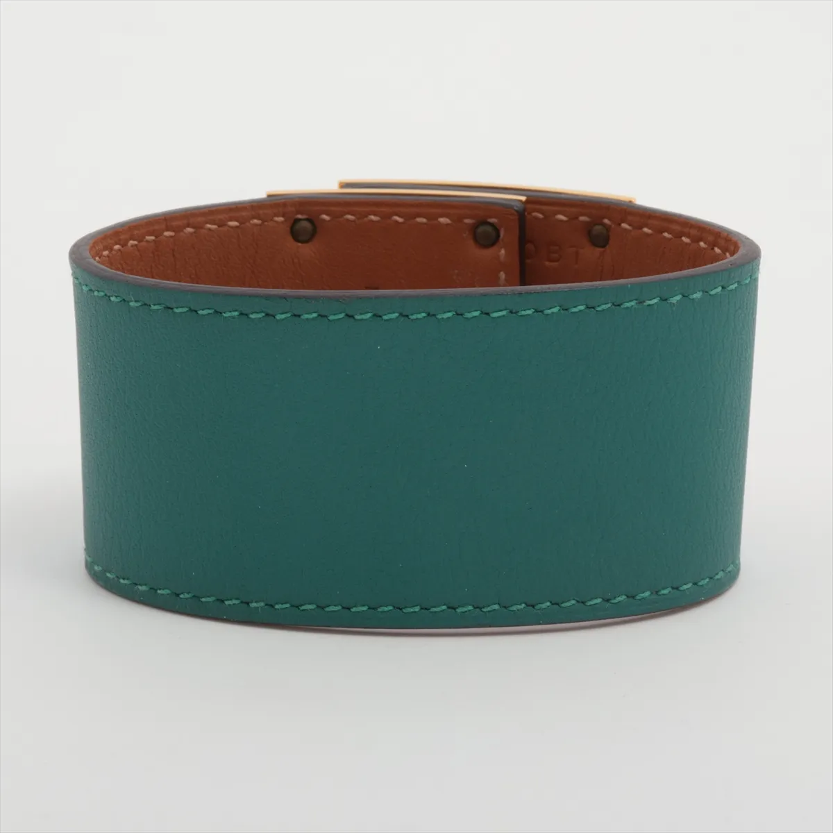 Kelly Dog X: 2016 Bracelet T2 GP x Leather Green — view 2