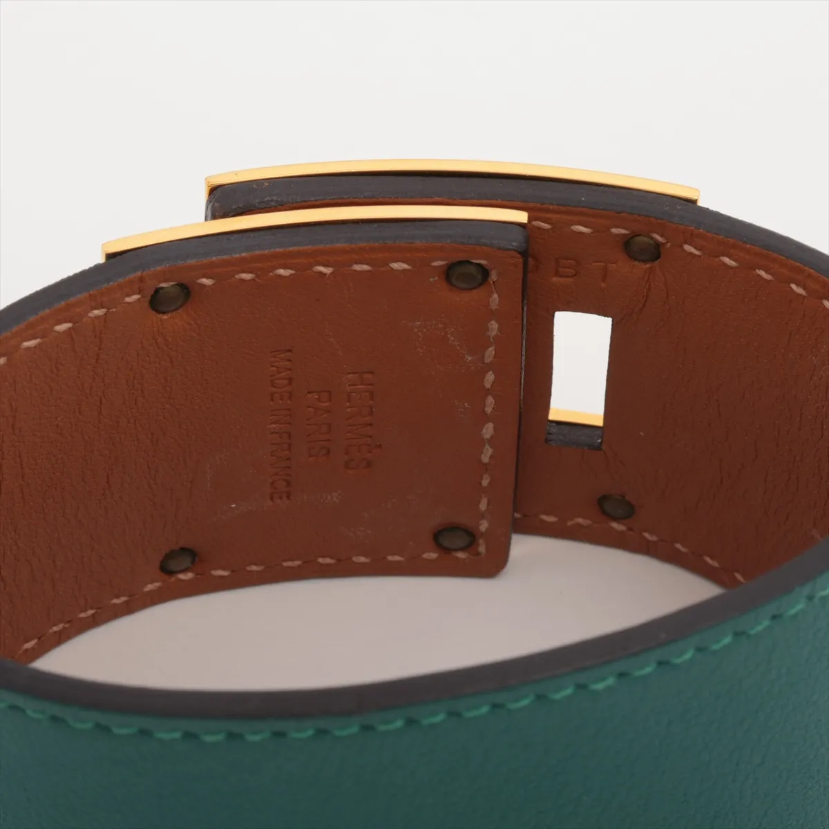 Kelly Dog X: 2016 Bracelet T2 GP x Leather Green — view 4