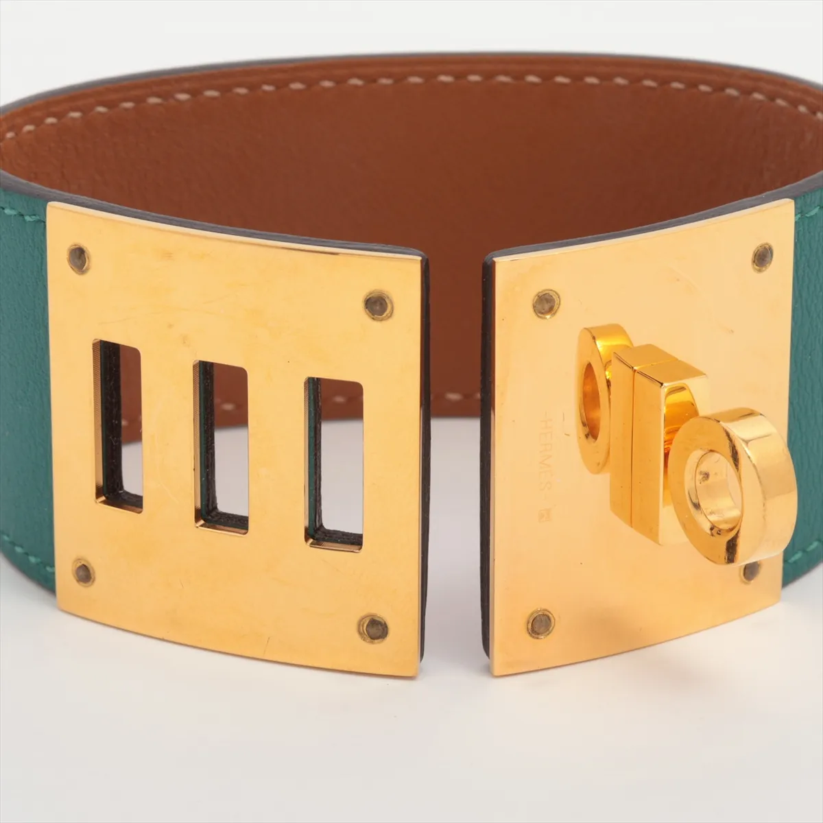 Kelly Dog X: 2016 Bracelet T2 GP x Leather Green — view 5