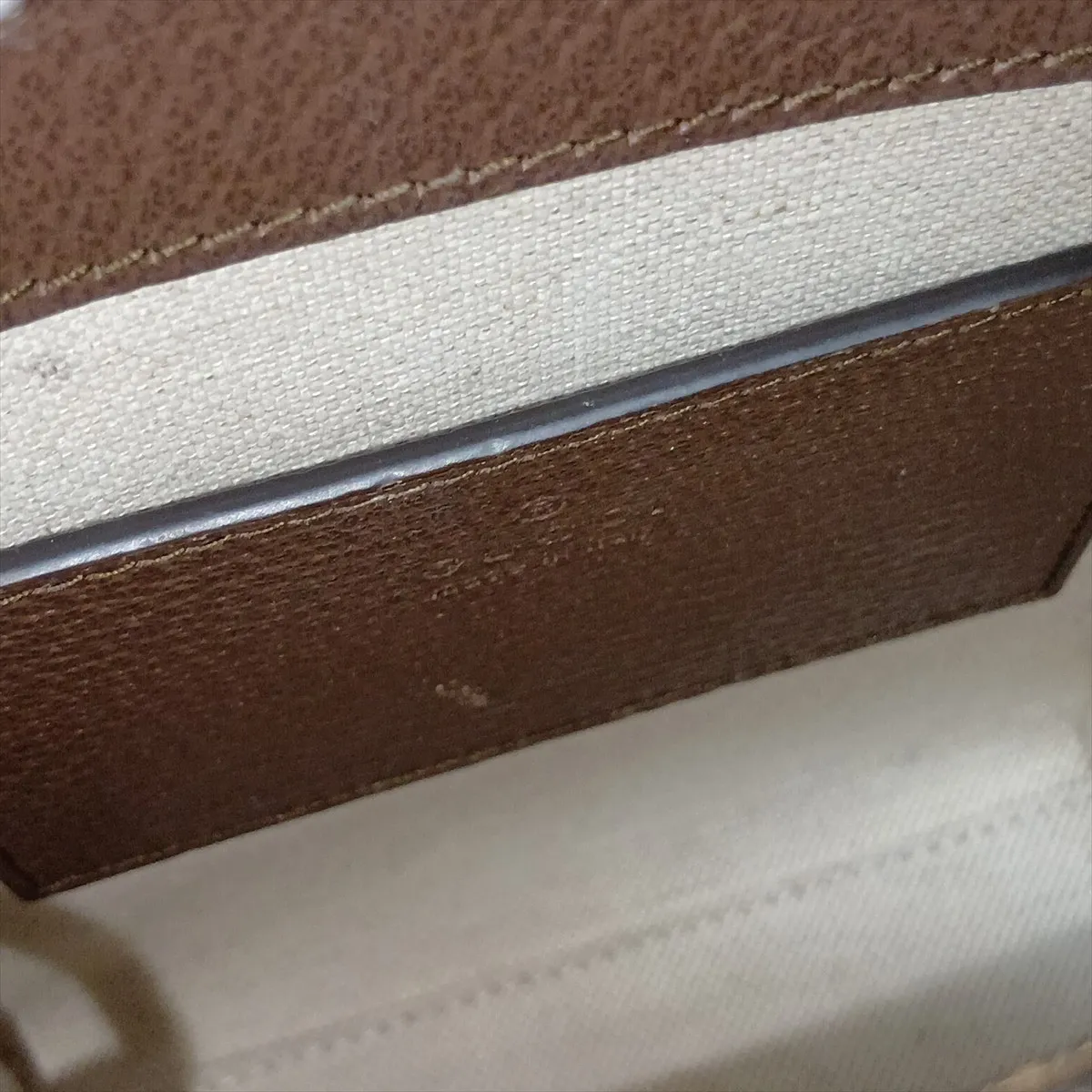 Jumbo GG Canvas x Leather 2-Way Handbag, Beige x Brown, 699406 — view 15
