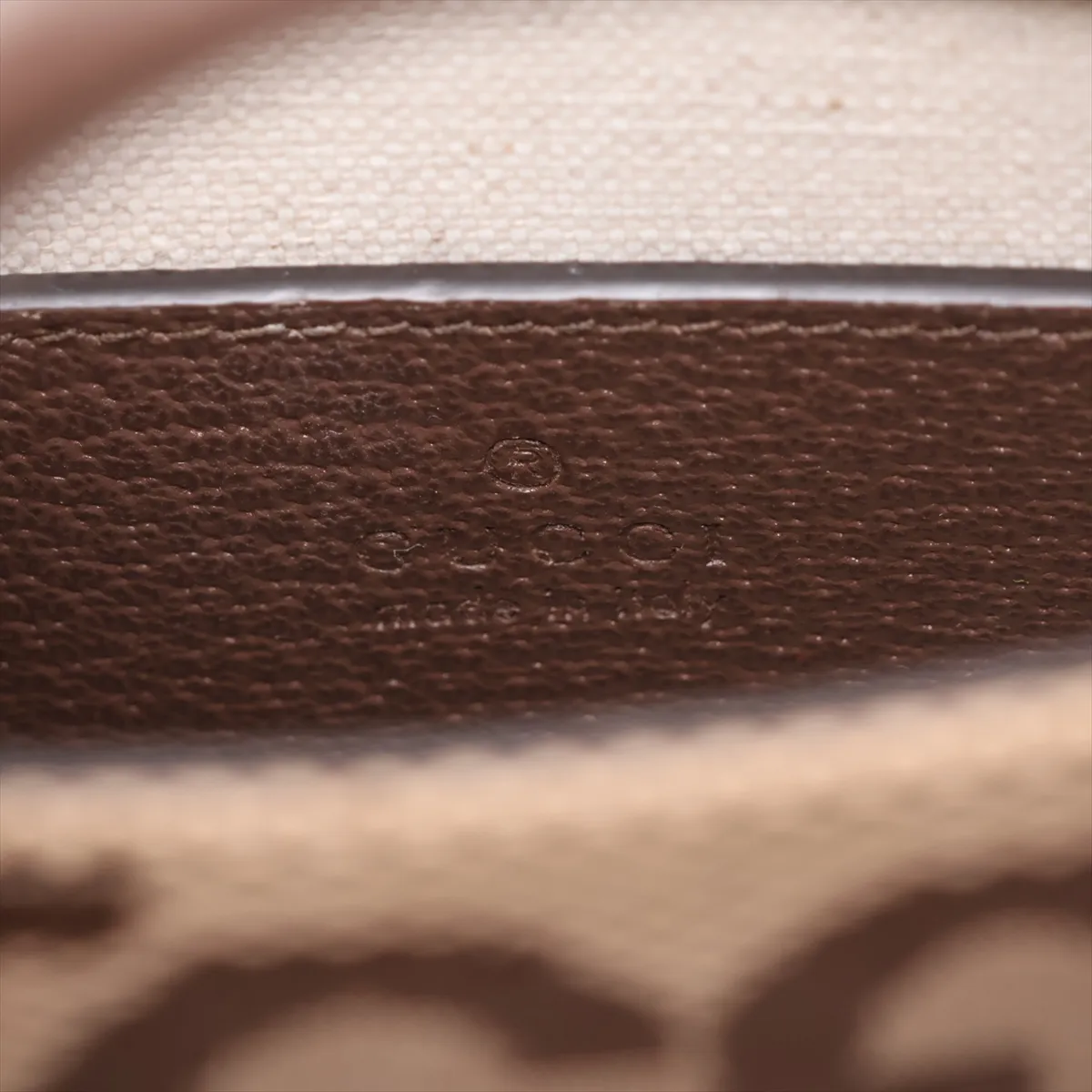 Jumbo GG Canvas x Leather 2-Way Handbag, Beige x Brown, 699406 — view 10