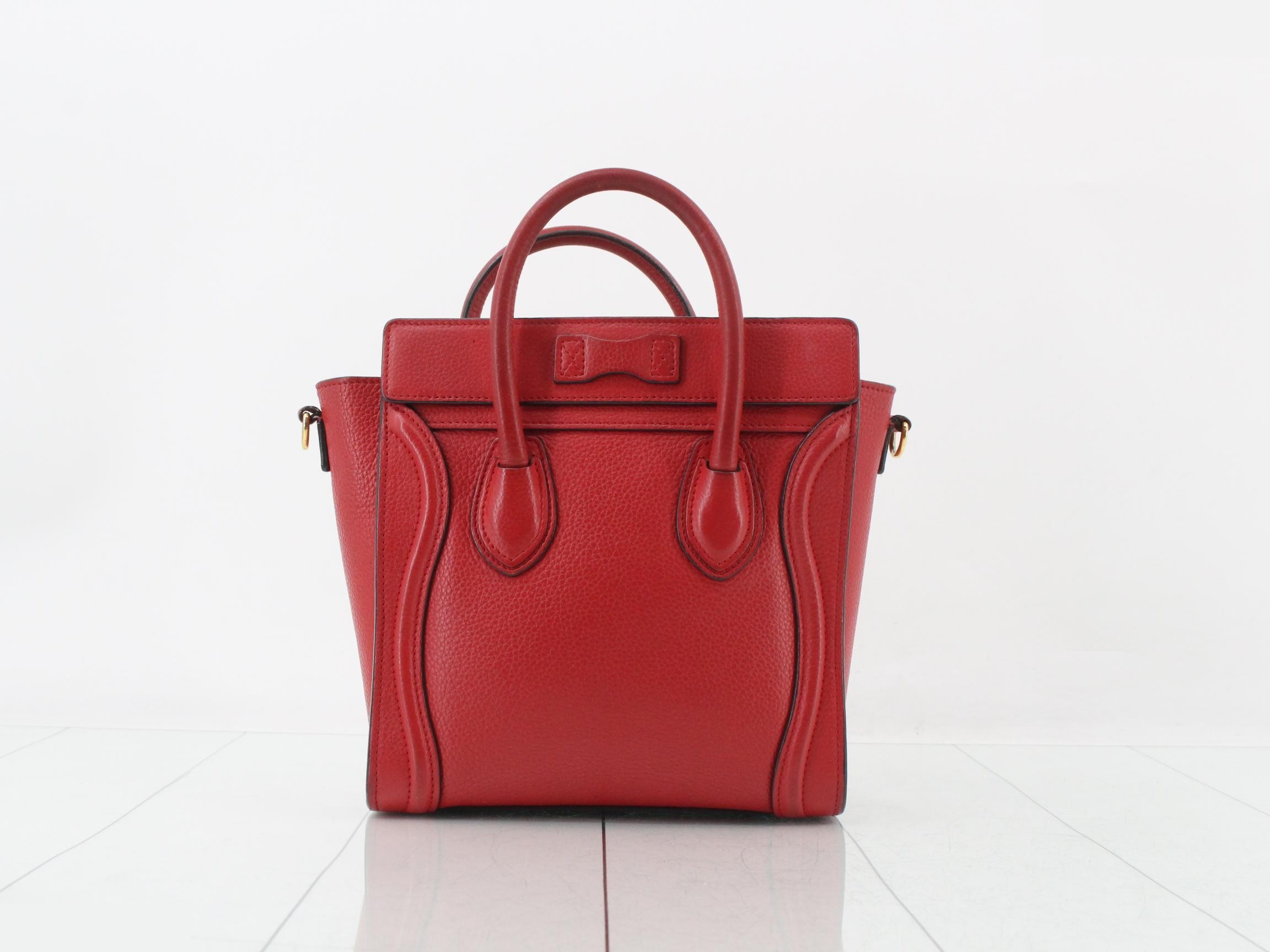 Luggage 2-Way Handbag, Red — view 2