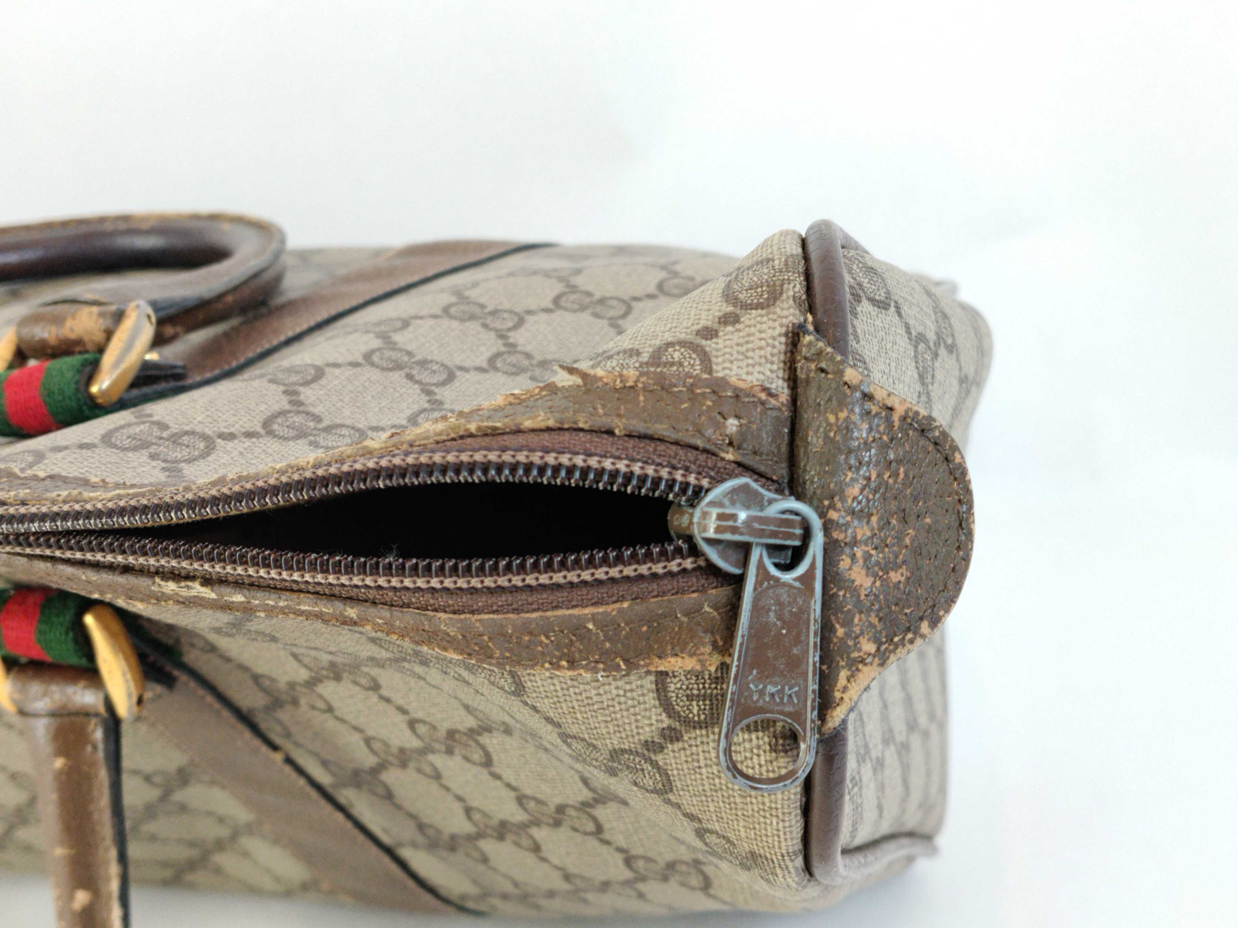 GG Supreme Old Gucci Shoulder Mini Boston Bag Sherry Line Boston Bag — view 14