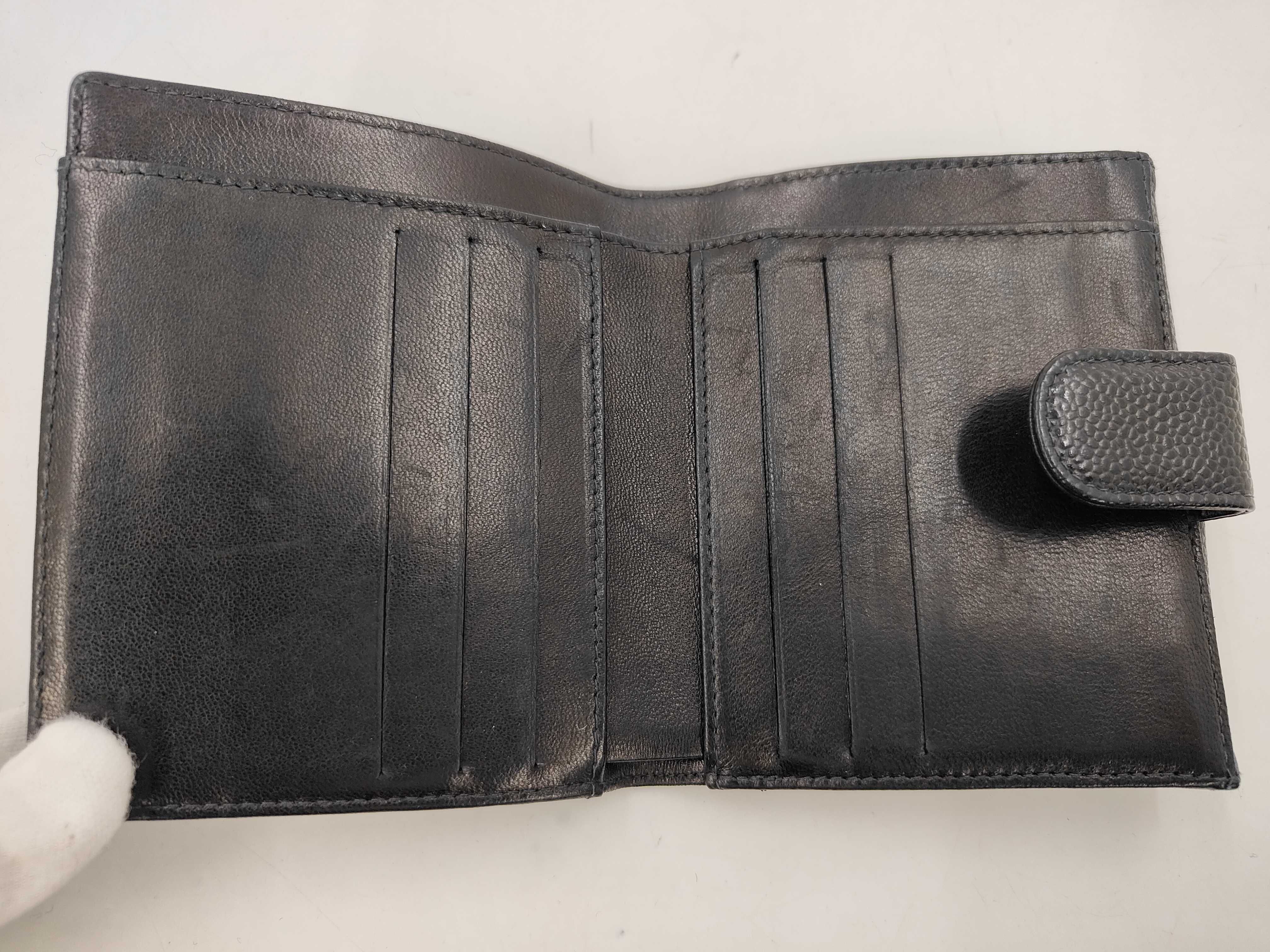 Caviar Skin Double Snap Wallet — view 11