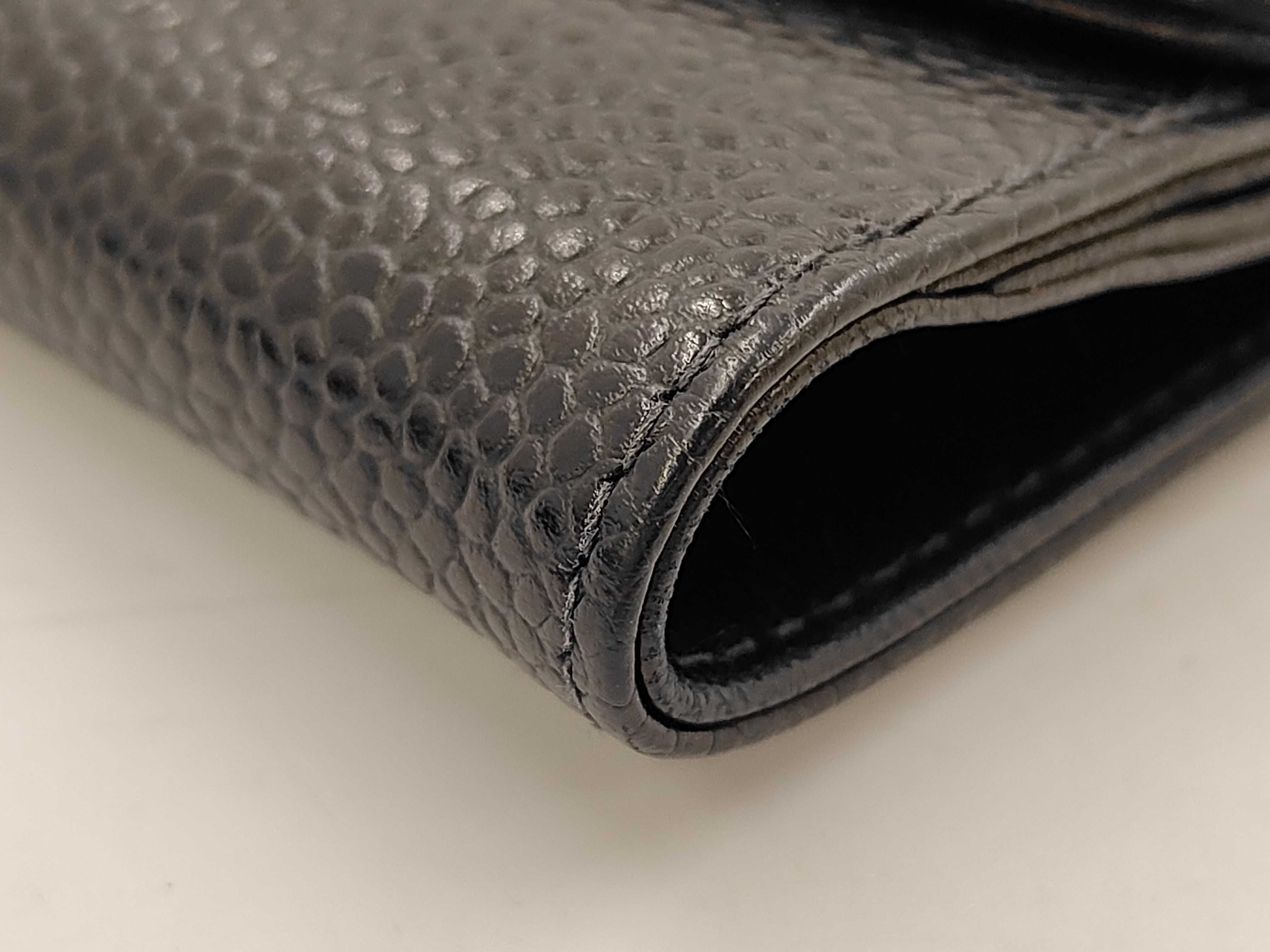 Caviar Skin Double Snap Wallet — view 7