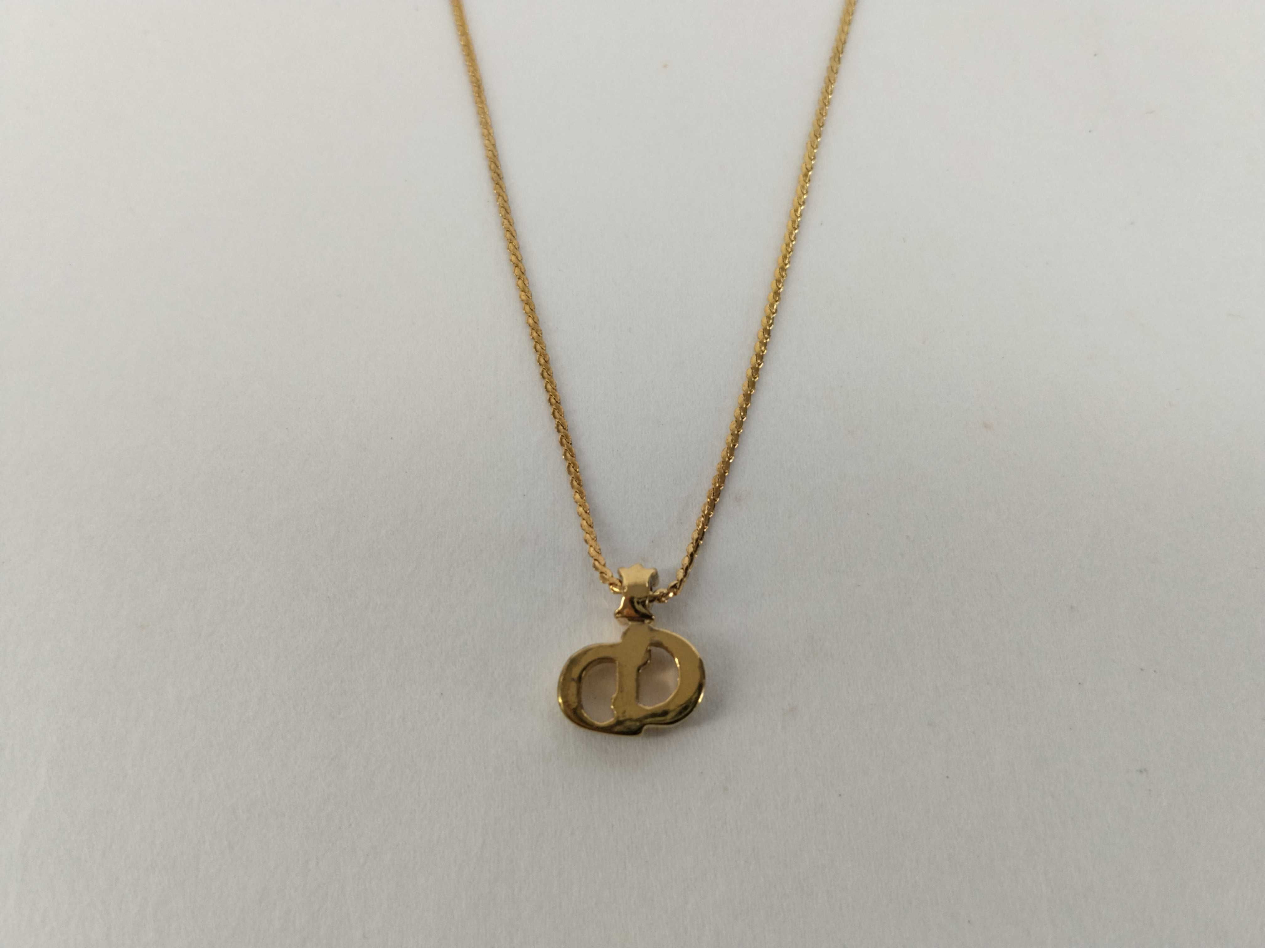 CD logo necklace — view 2