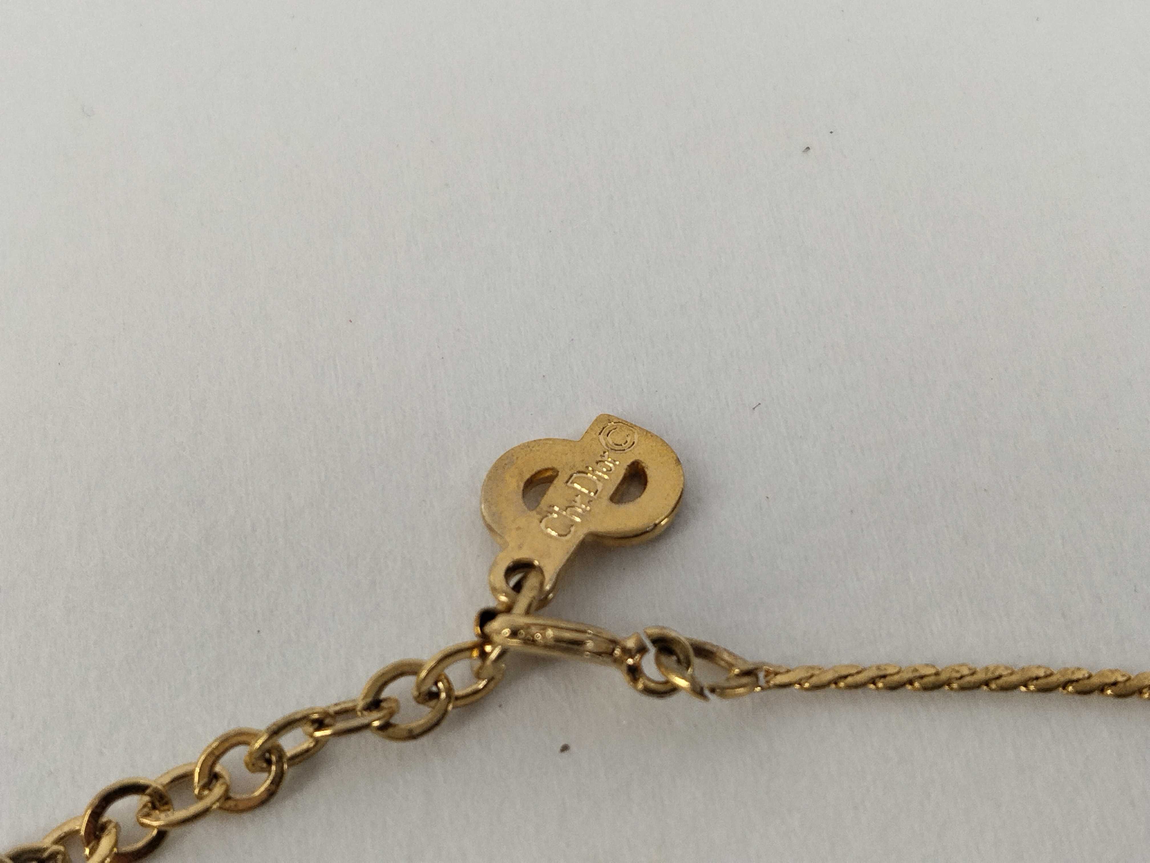 CD logo necklace — view 4