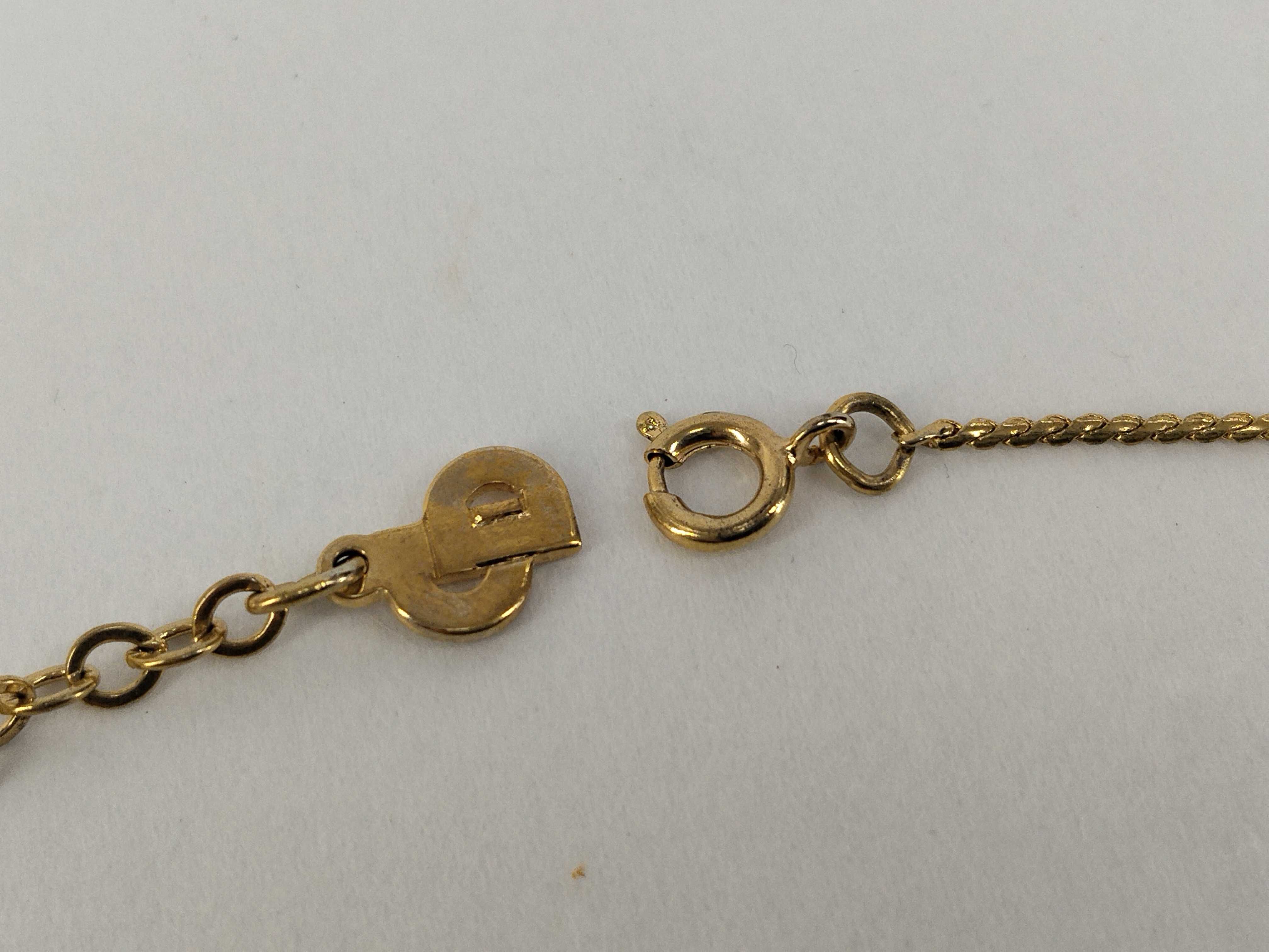 CD logo necklace — view 5