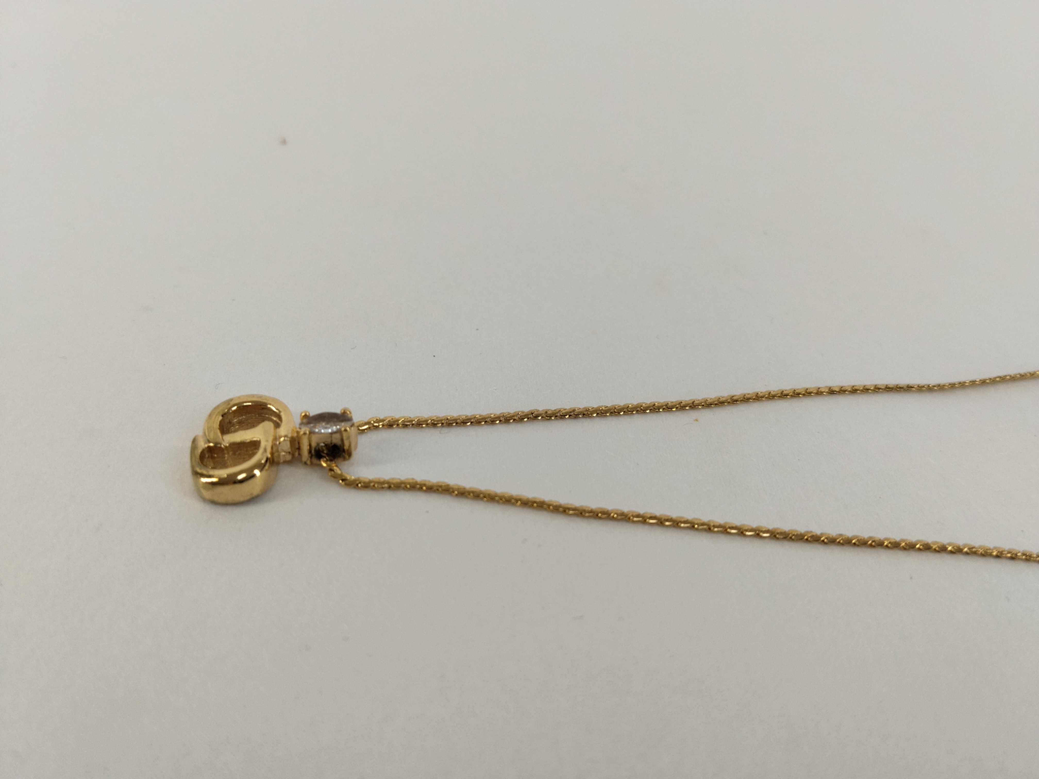 CD logo necklace — view 6