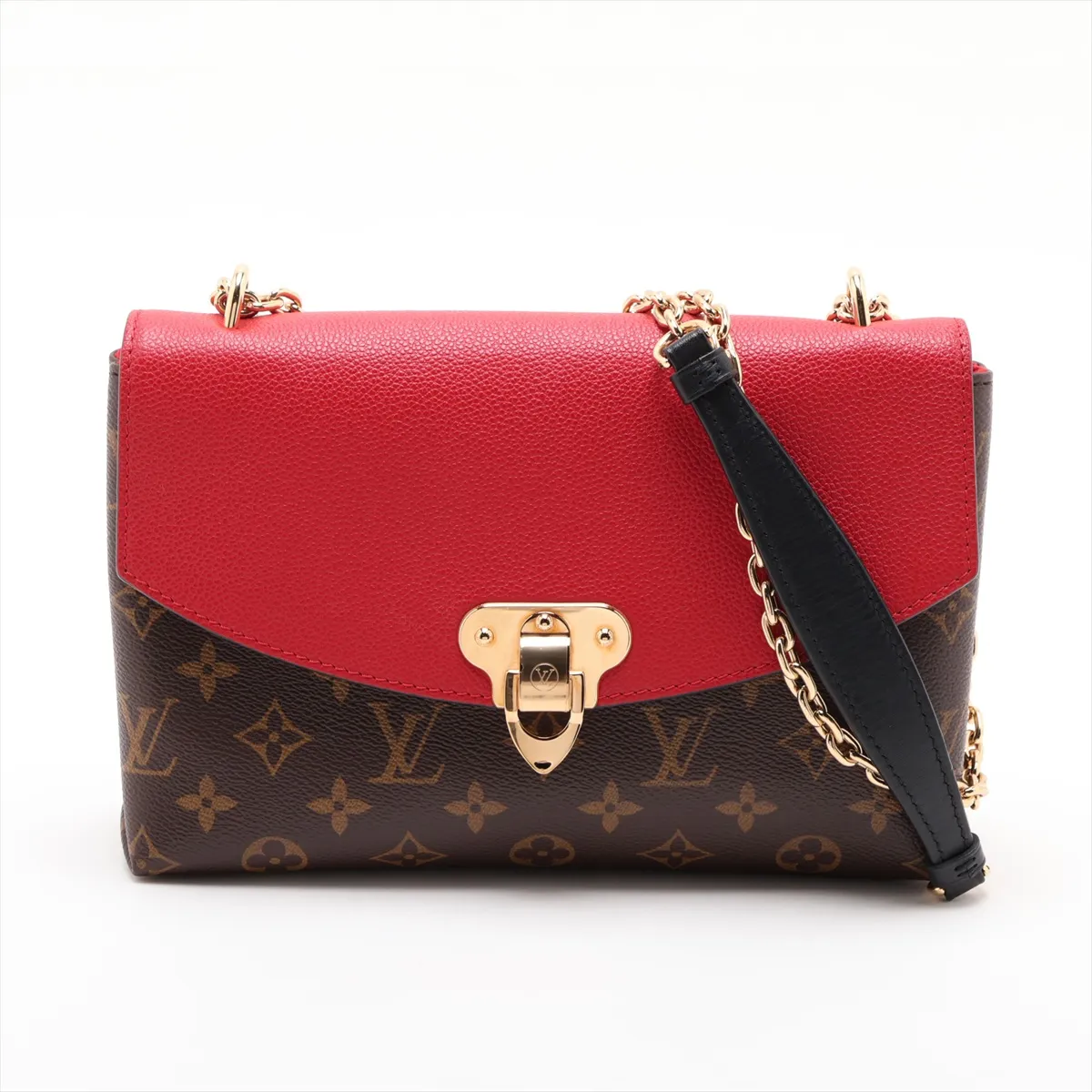 Monogram x Taurillon Samplace M43713 CA3178 Brown x Red (RFID detected)