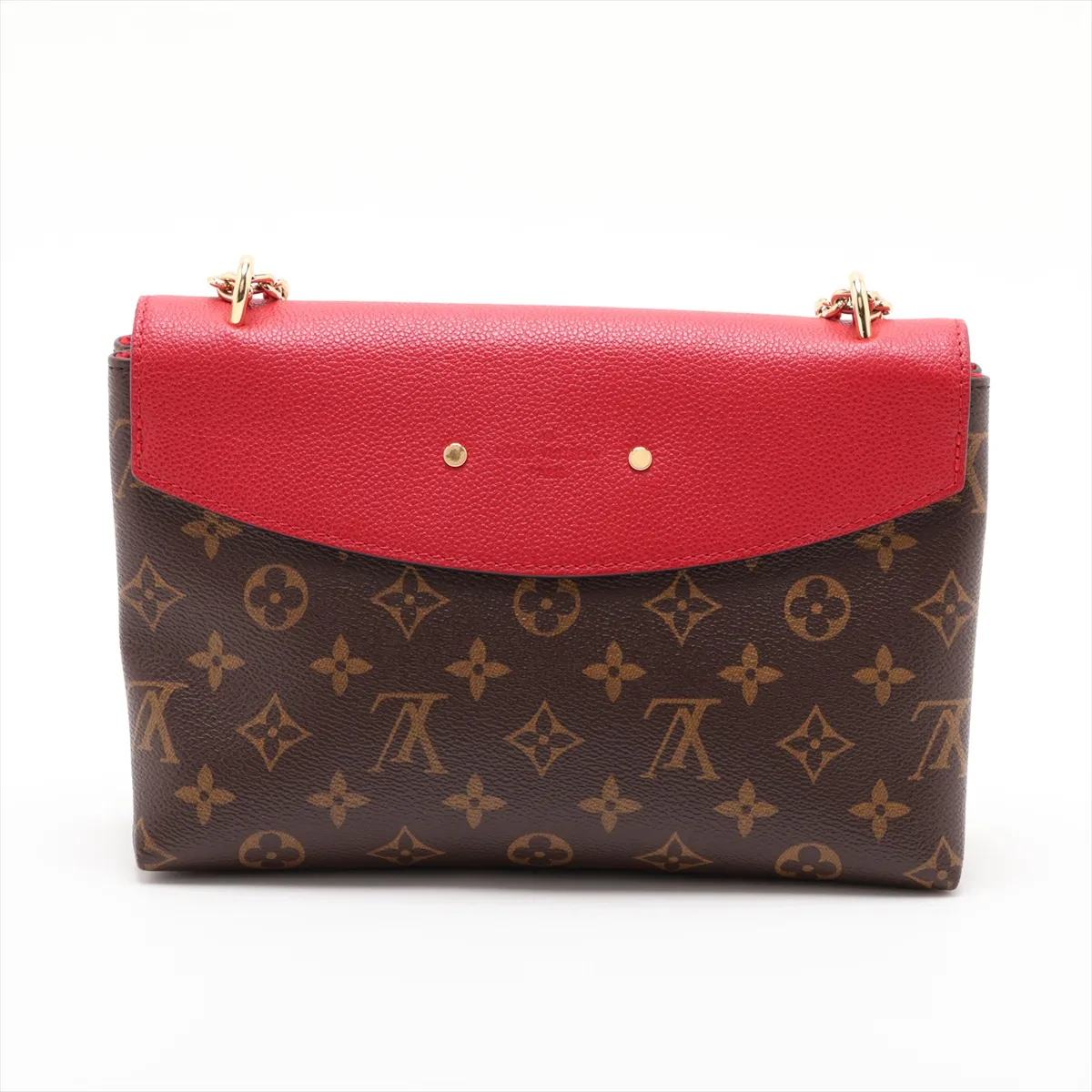 Monogram x Taurillon Samplace M43713 CA3178 Brown x Red (RFID detected) — view 2
