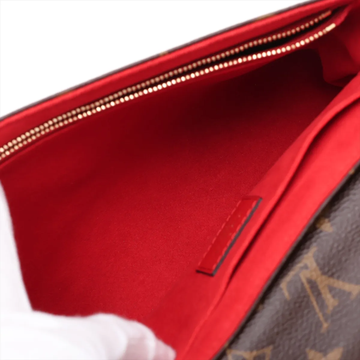 Monogram x Taurillon Samplace M43713 CA3178 Brown x Red (RFID detected) — view 6