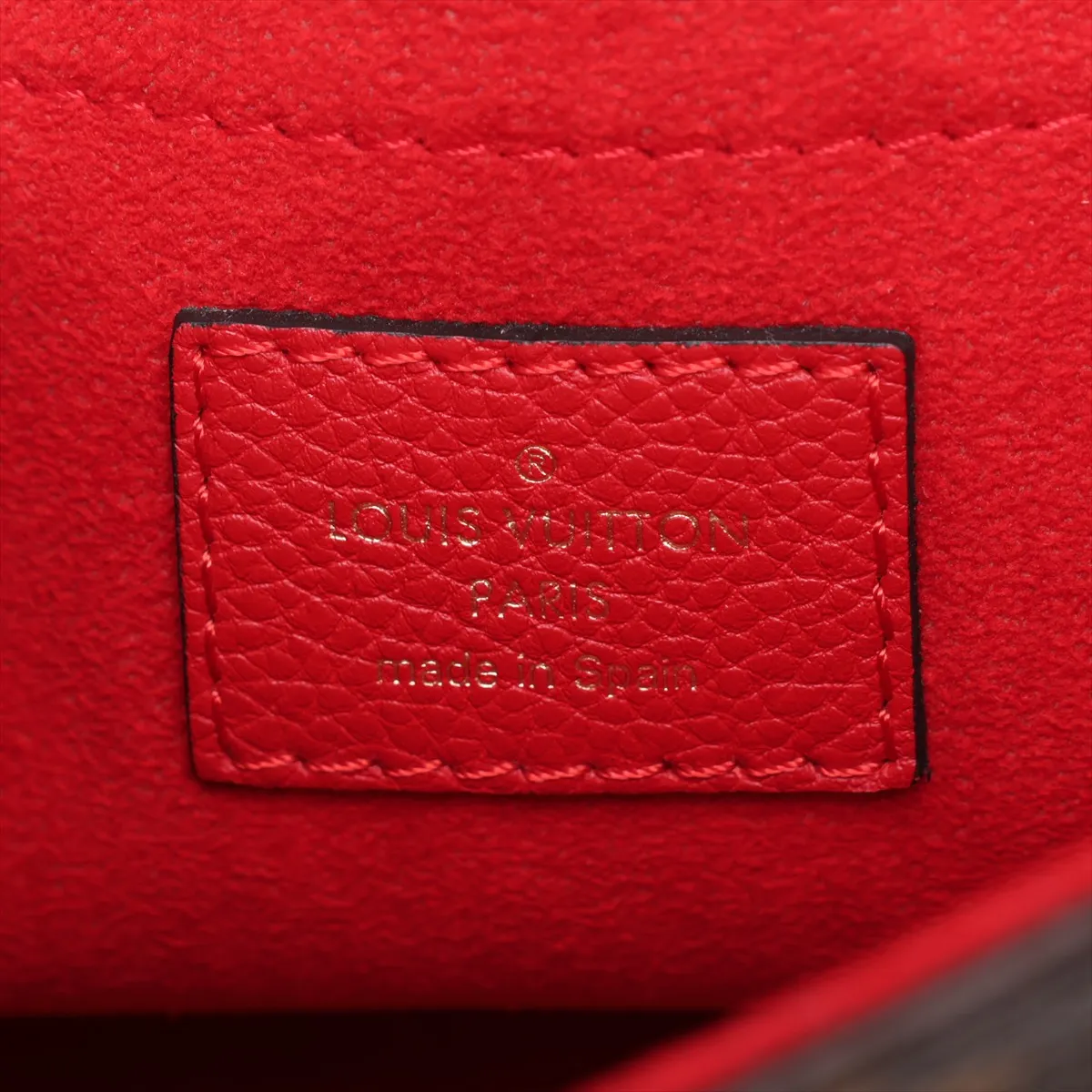 Monogram x Taurillon Samplace M43713 CA3178 Brown x Red (RFID detected) — view 9