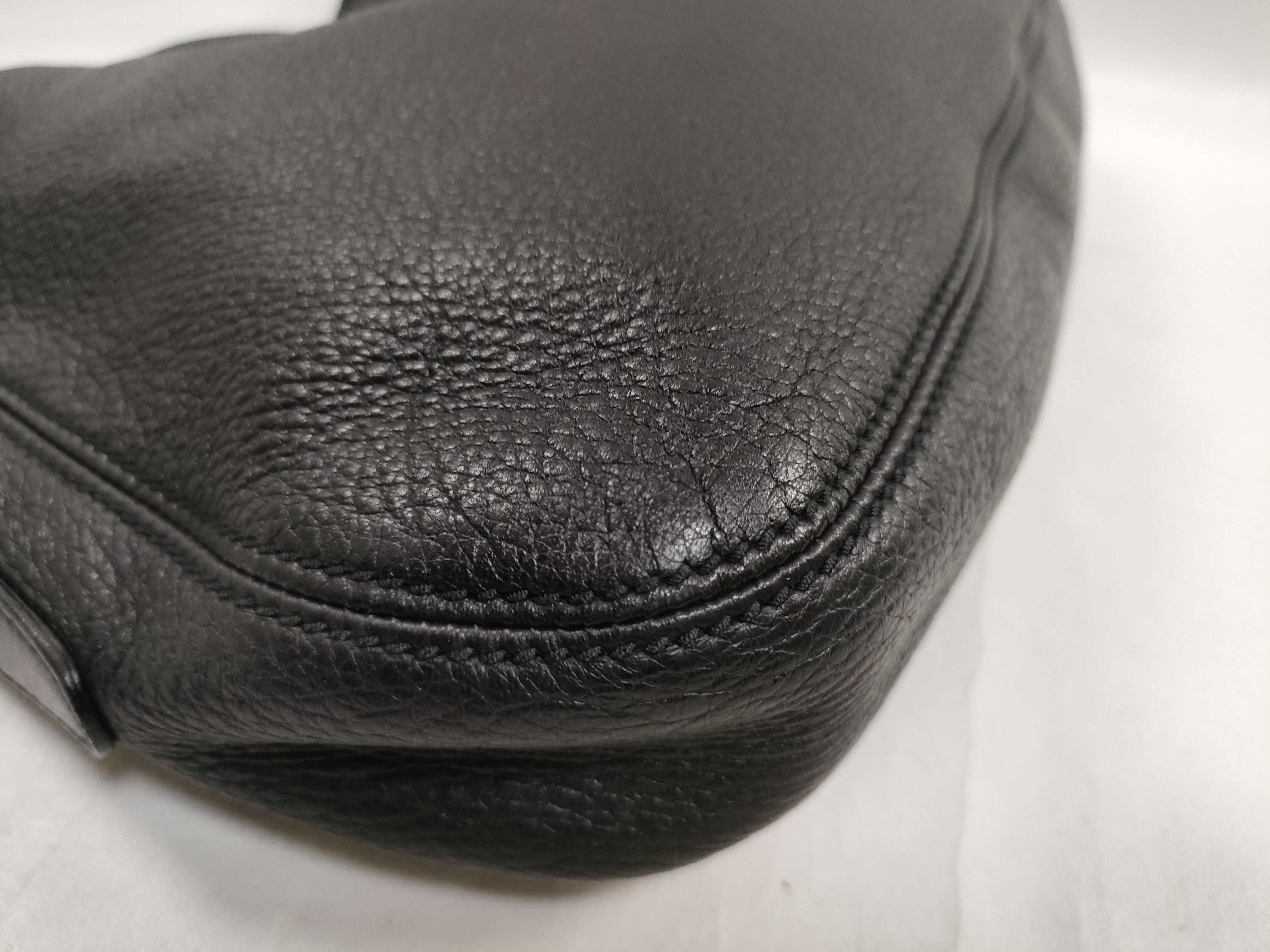 Leather One-Shoulder Bag, Black Shoulder Bag — view 6