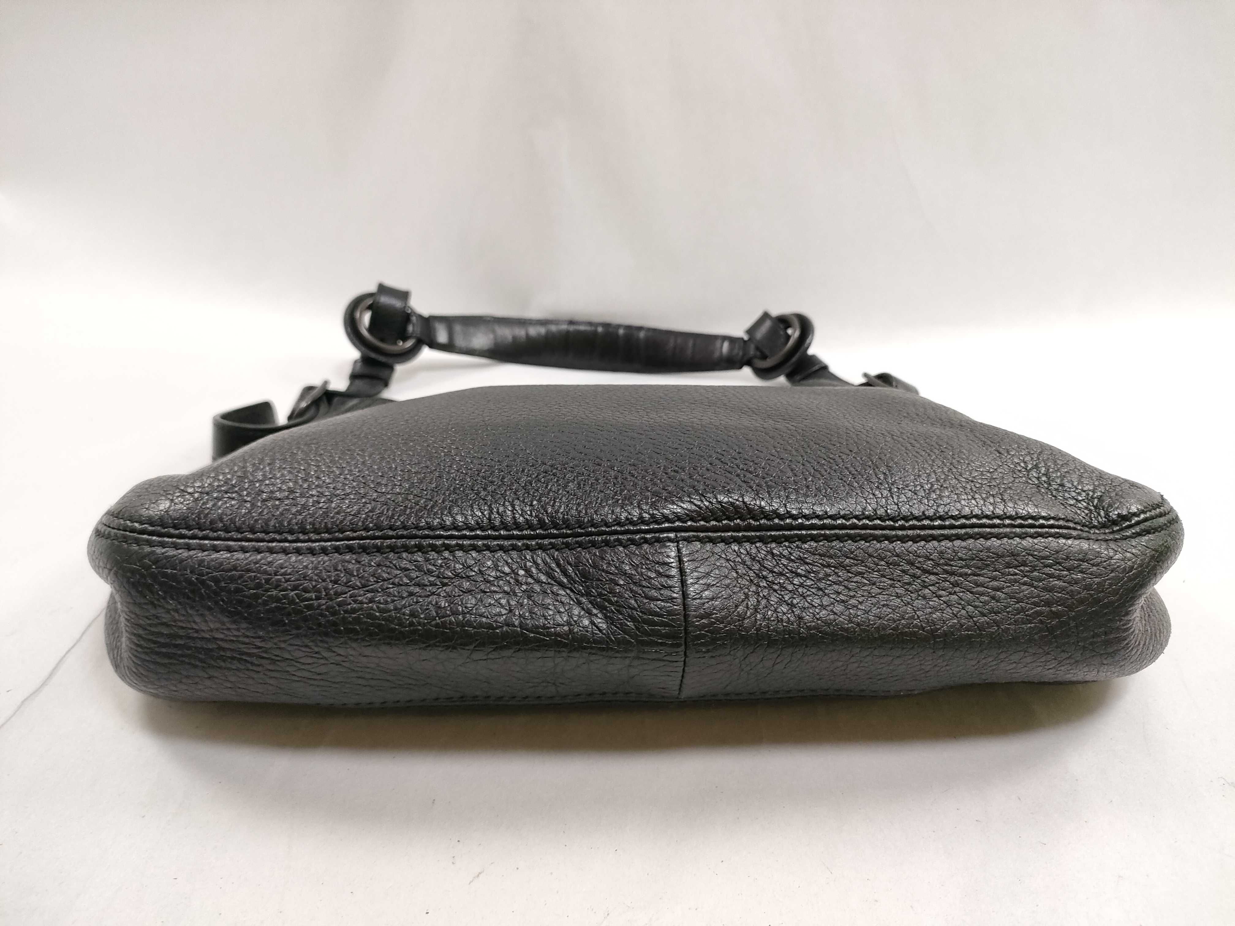 Leather One-Shoulder Bag, Black Shoulder Bag — view 7