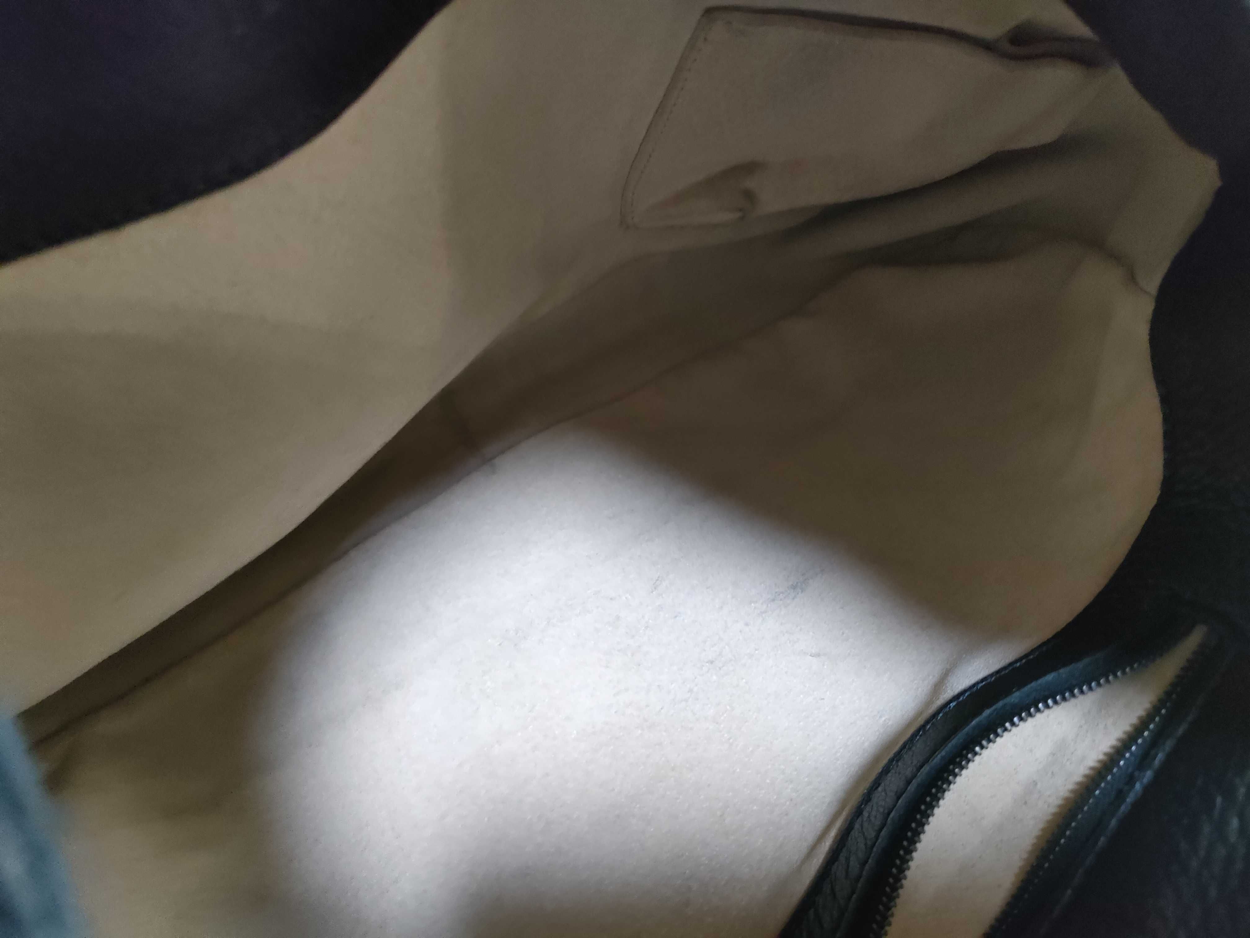 Leather One-Shoulder Bag, Black Shoulder Bag — view 8