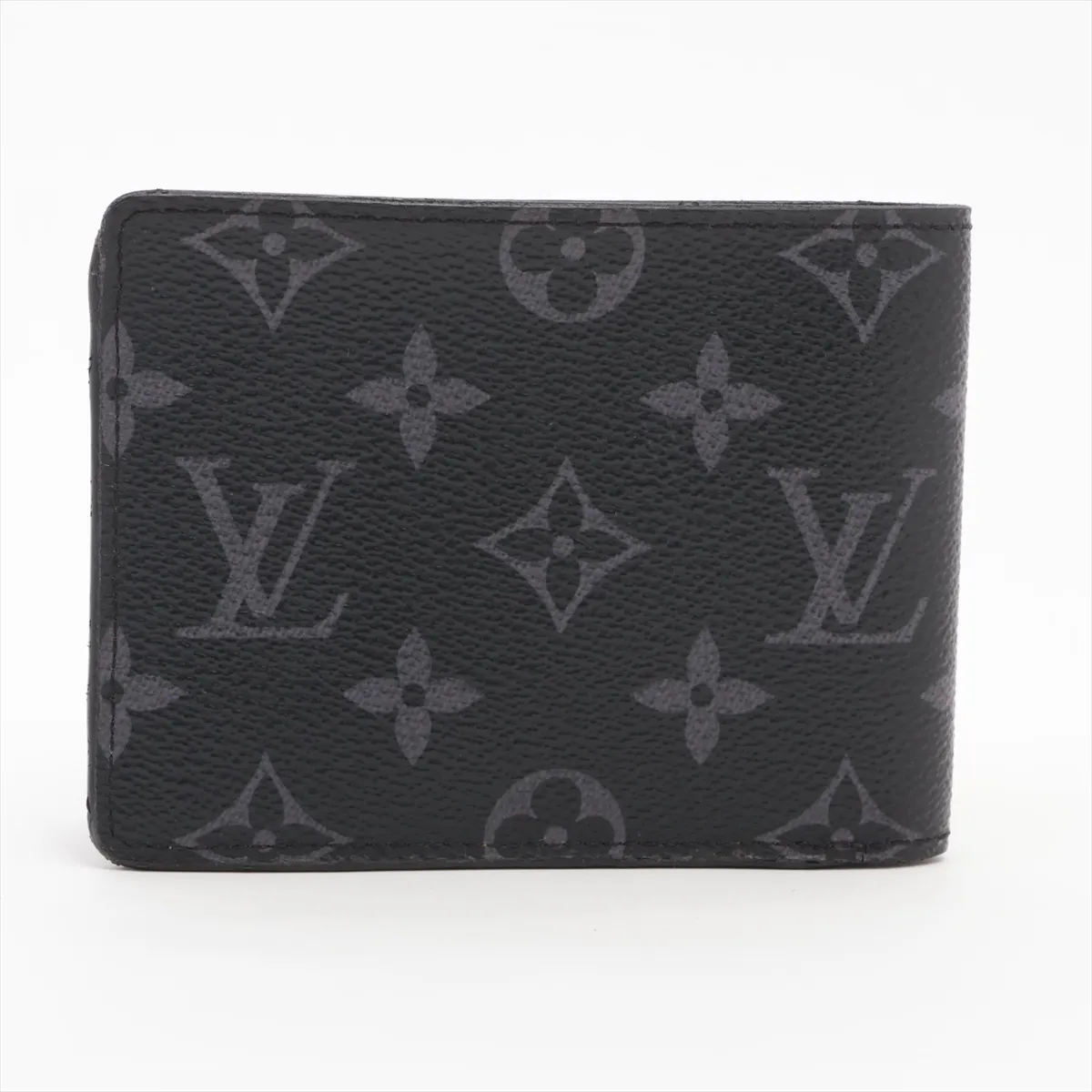 Monogram Eclipse Portefeuille Multiple M61695 Black Compact Wallet (RFID detected) — view 2