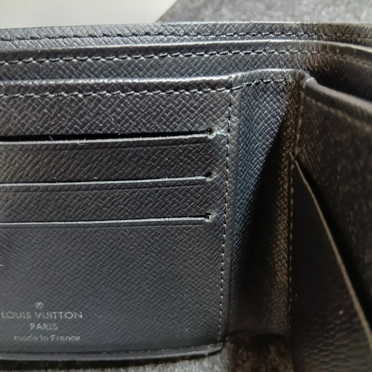 Monogram Eclipse Portefeuille Multiple M61695 Black Compact Wallet (RFID detected) — view 9