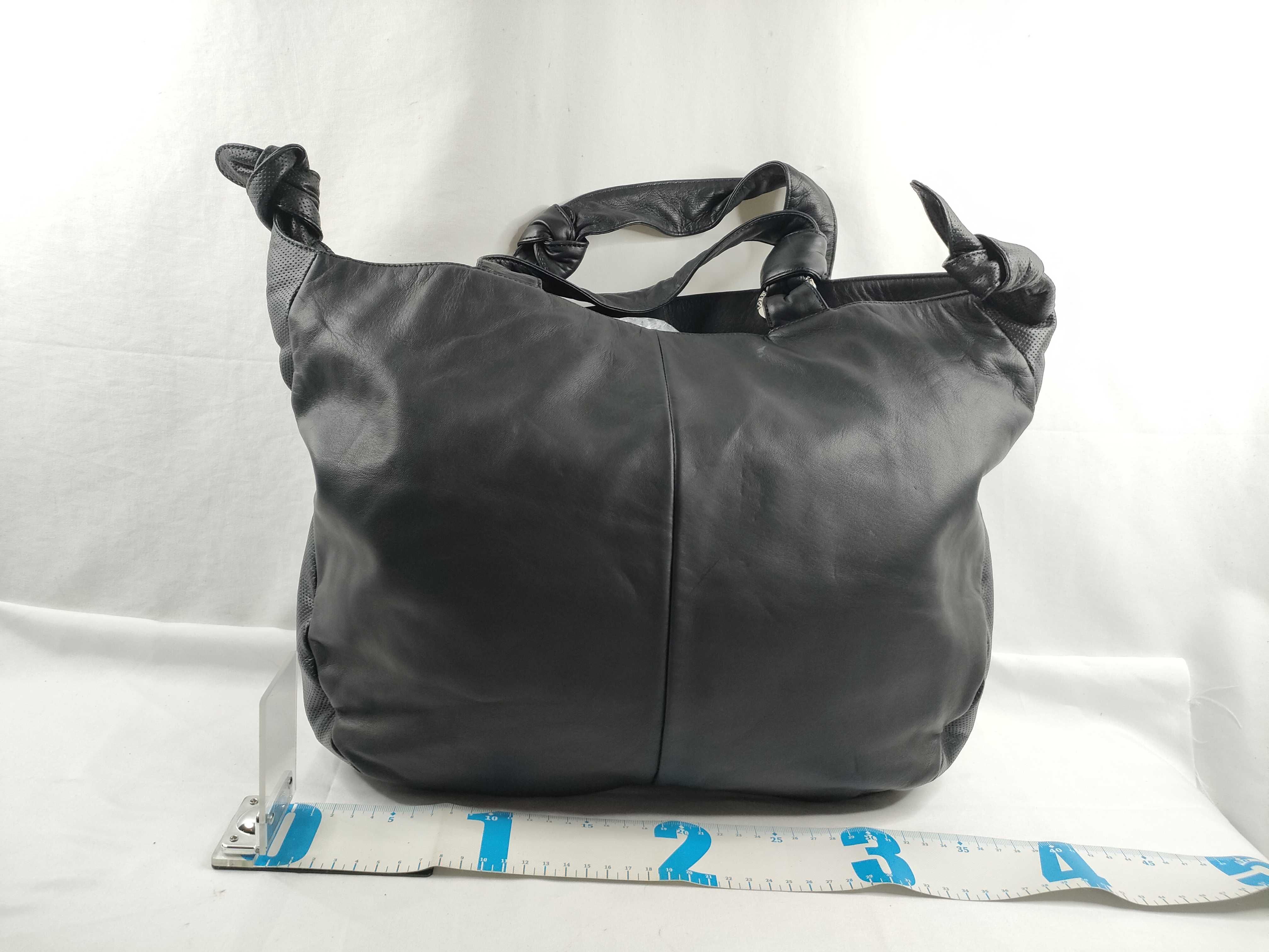 leather tote bag, Anagram tote bag — view 2