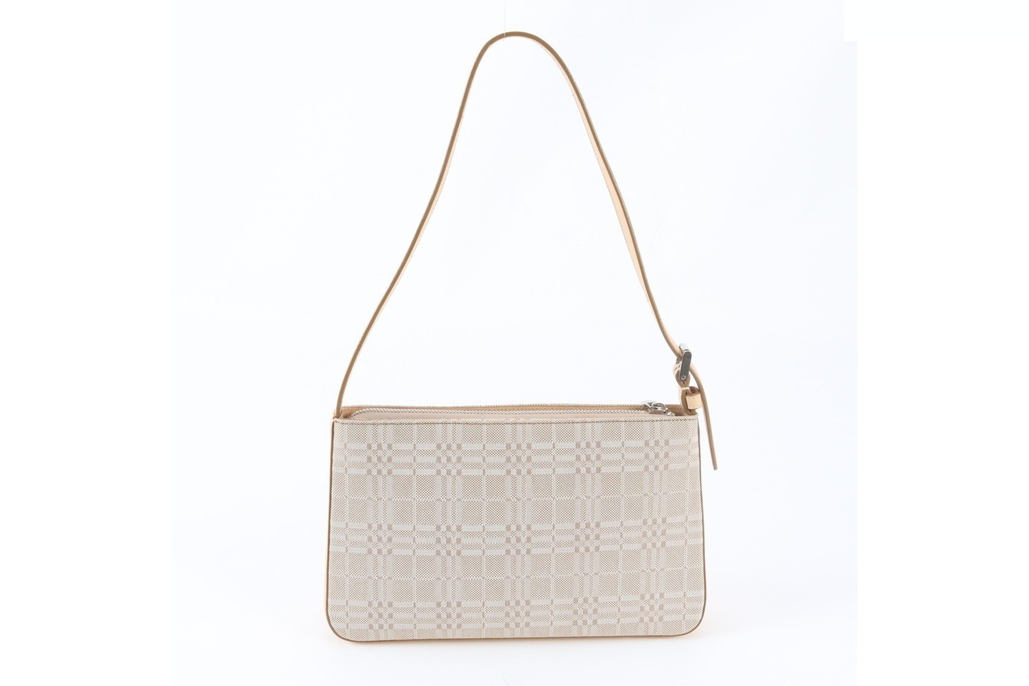 Leather canvas one-shoulder bag — view 3