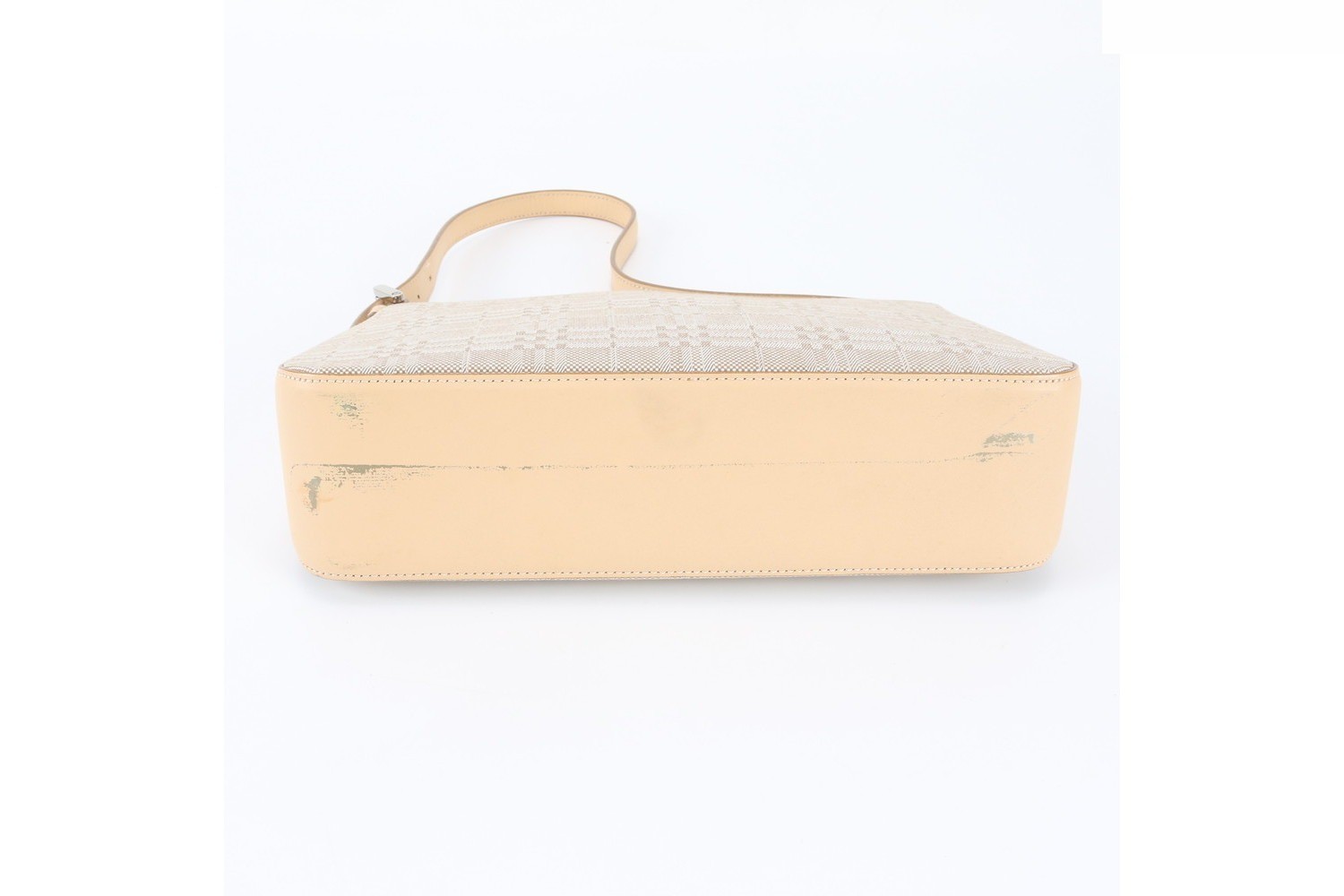 Leather canvas one-shoulder bag — view 5