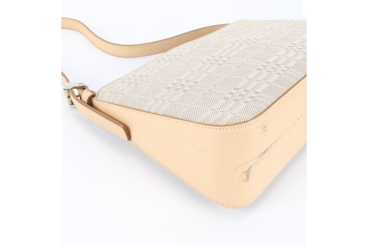 Leather canvas one-shoulder bag — view 6
