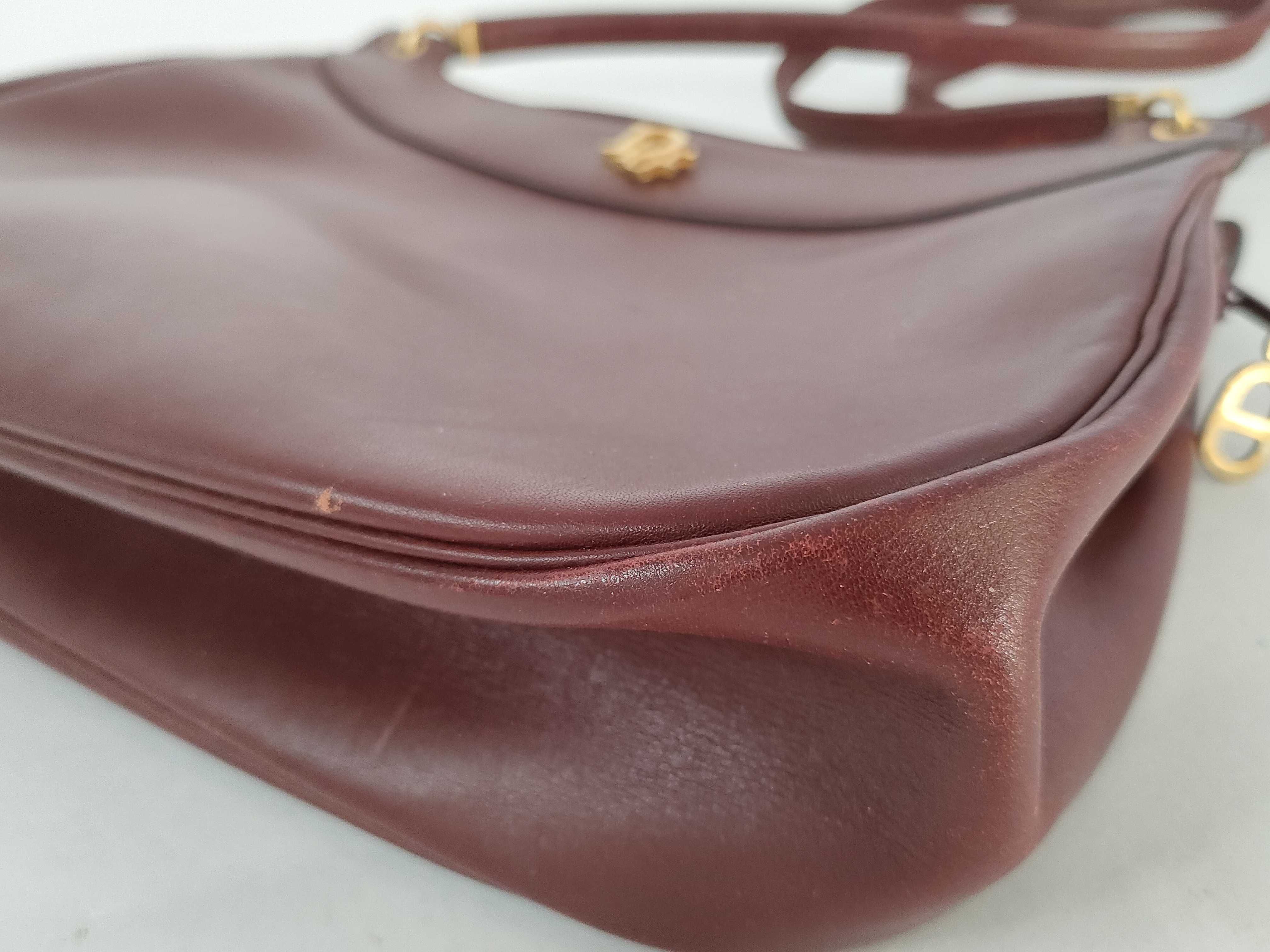 shoulder bag, leather, red. — view 6