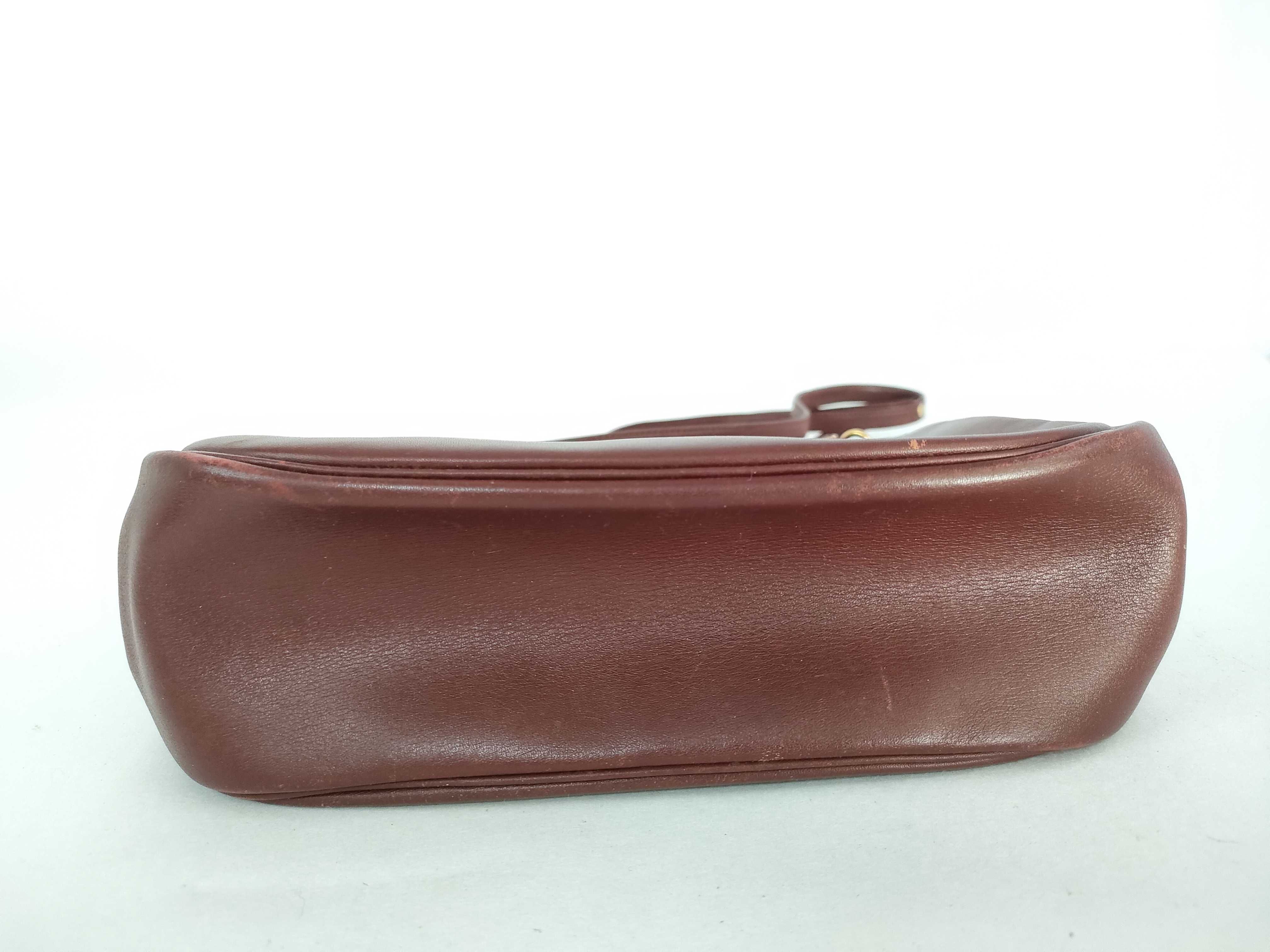 shoulder bag, leather, red. — view 7