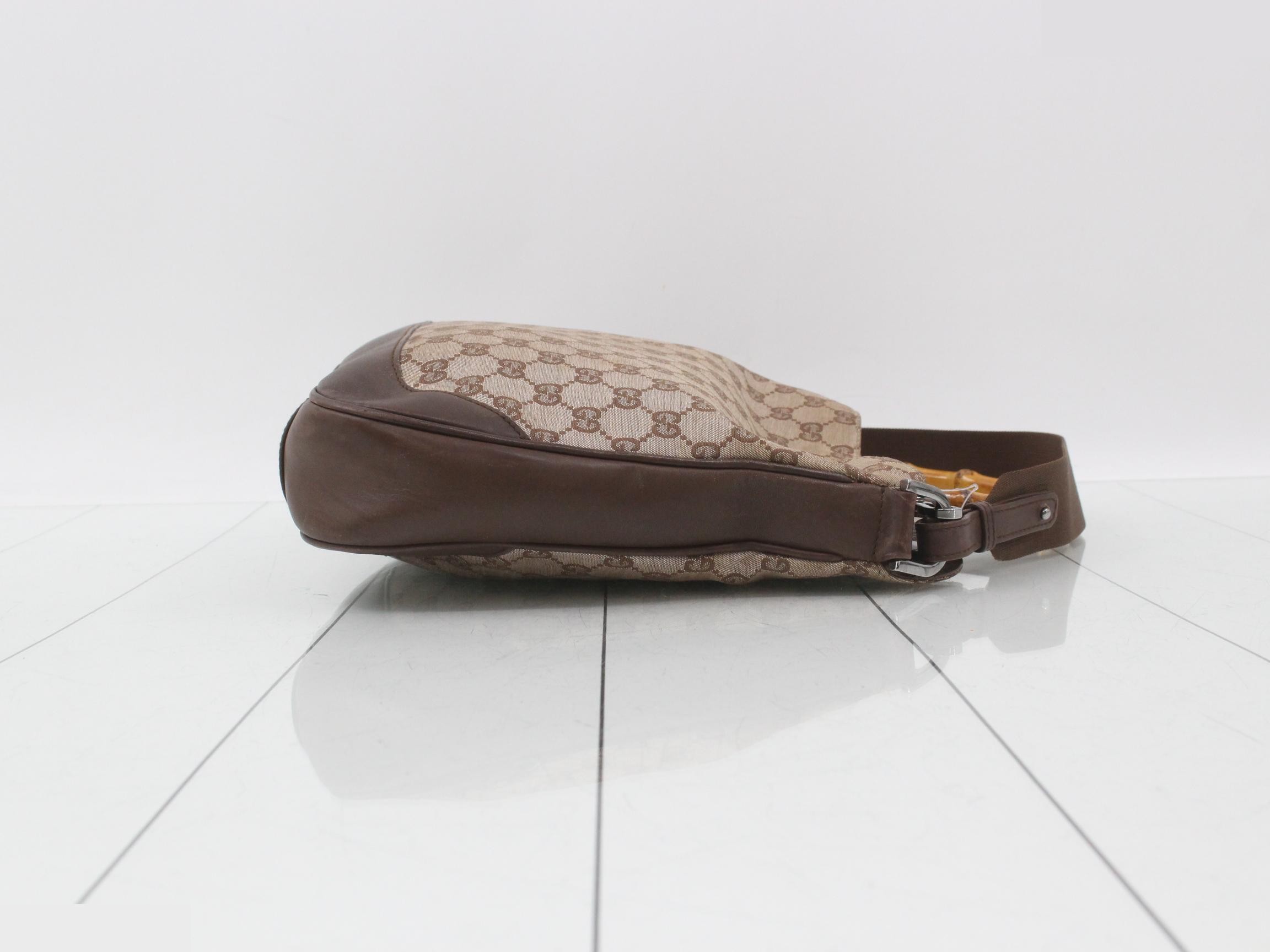 GG Canvas Bamboo 2-Way Handbag — view 3