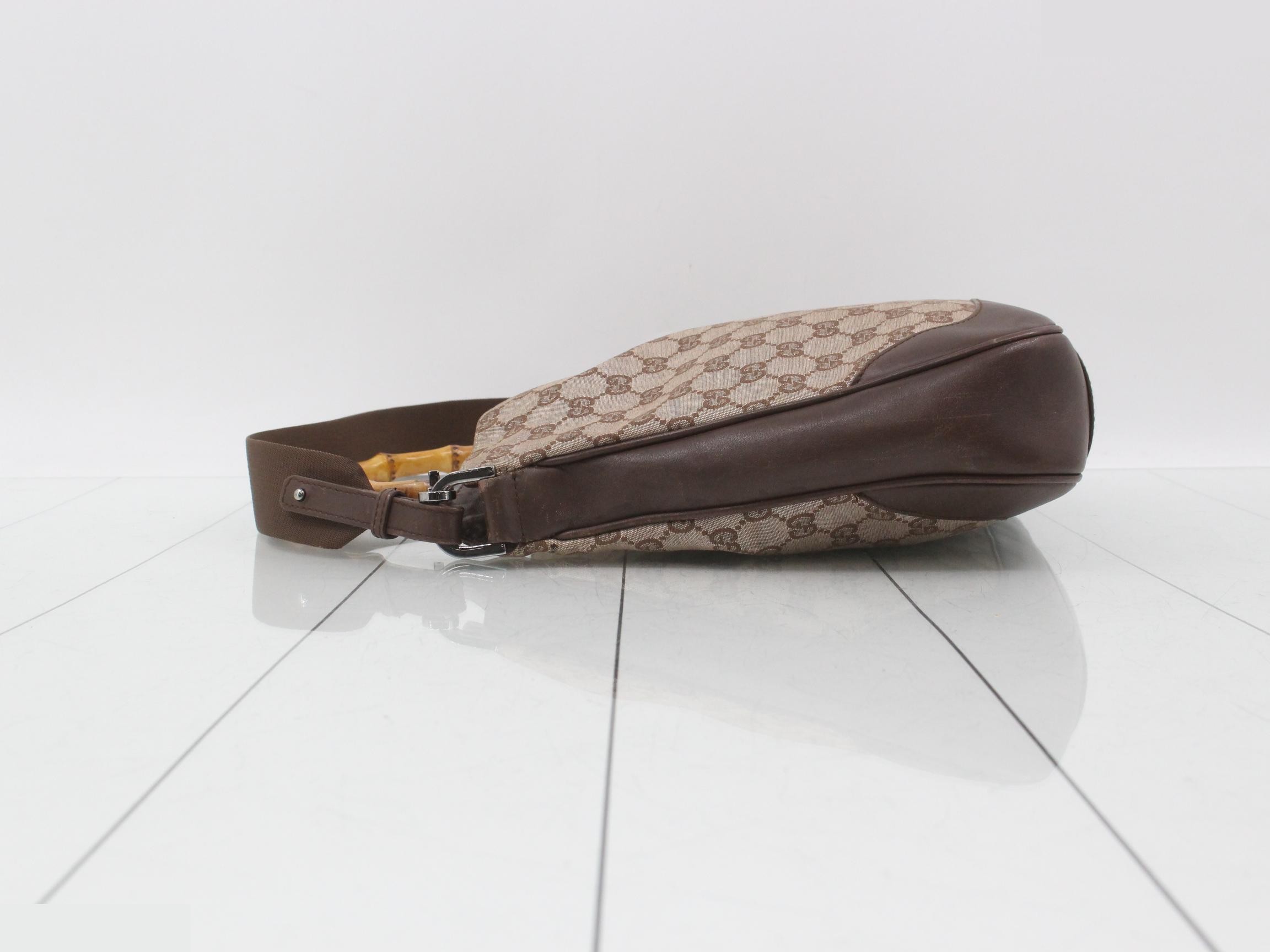 GG Canvas Bamboo 2-Way Handbag — view 4