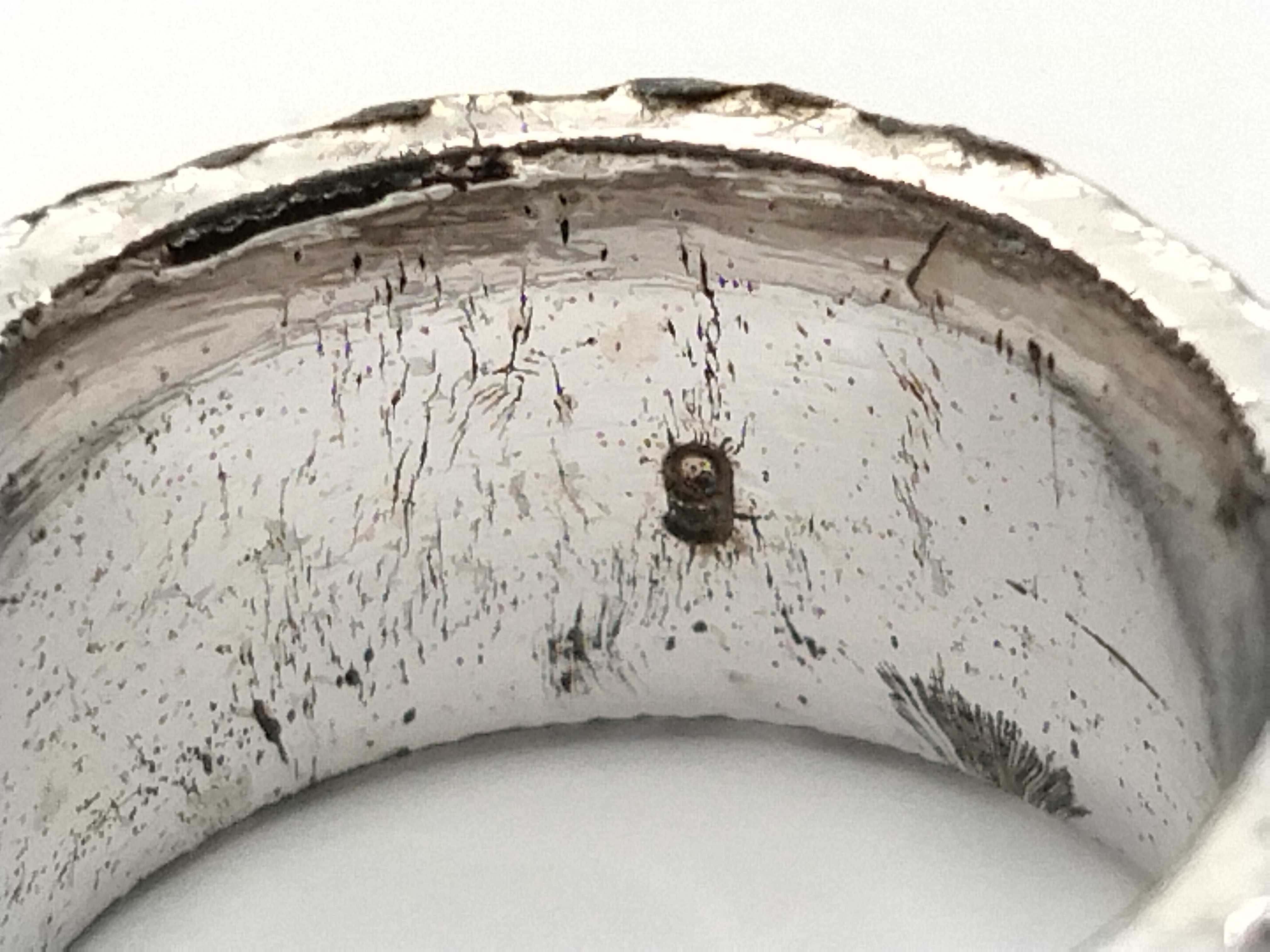 Trotter Line Number 2 Logo Pink White Silver Ring — view 7