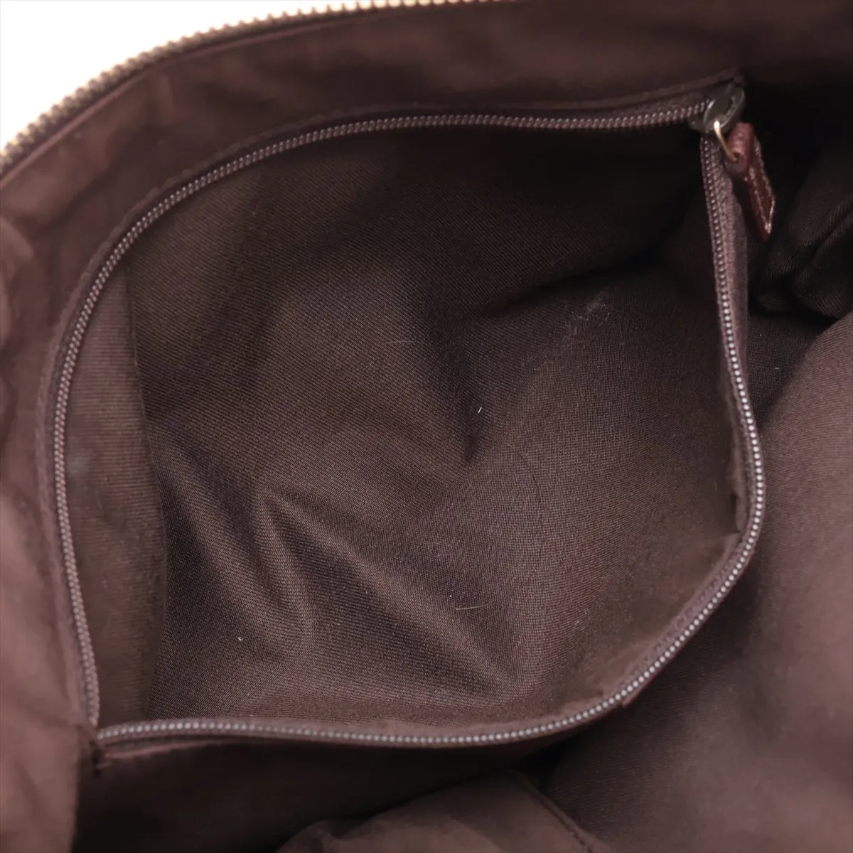 GG Canvas x Leather Handbag Beige x Brown — view 8