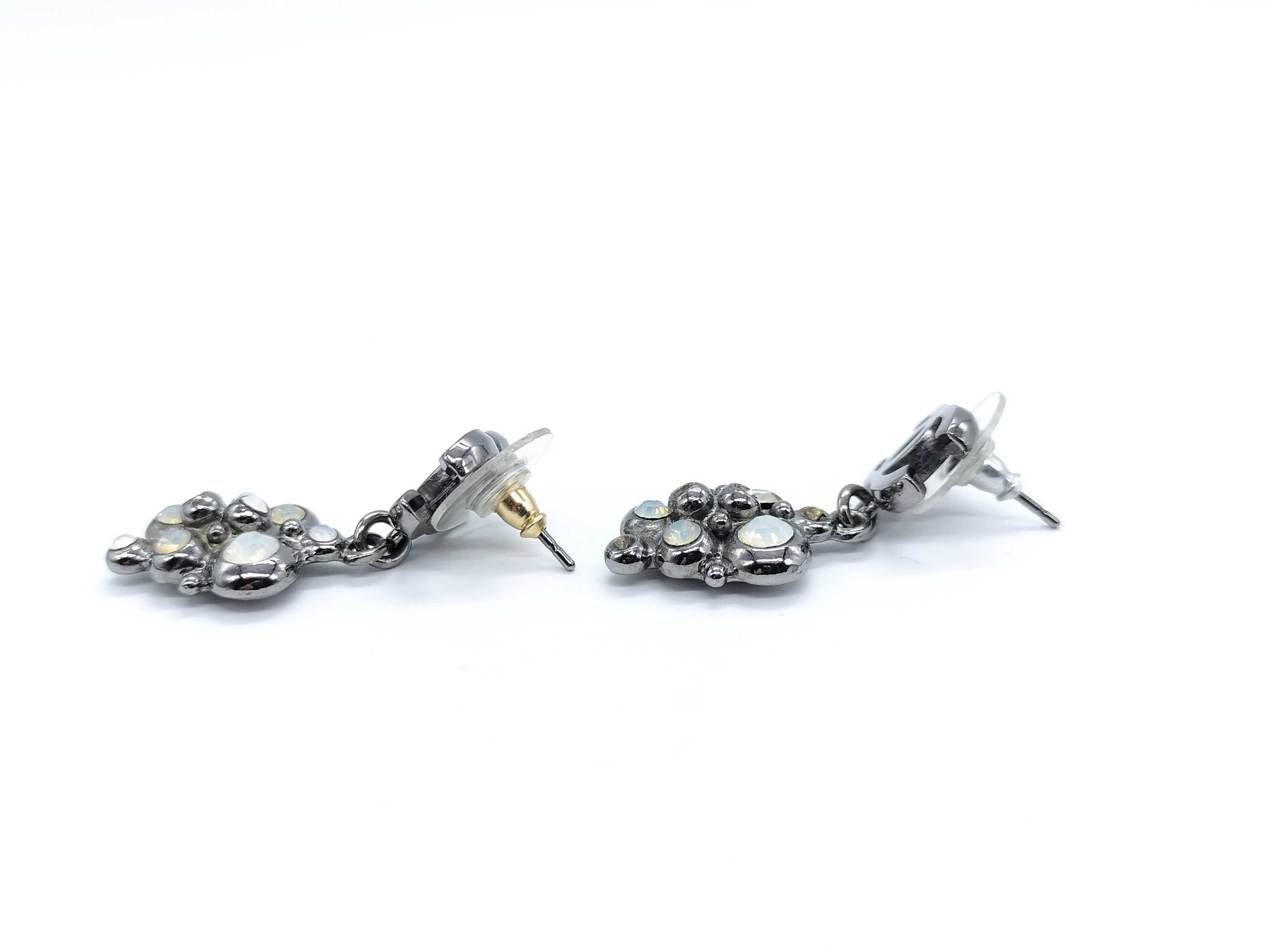 earrings, Coco Mark, silver earrings — view 3