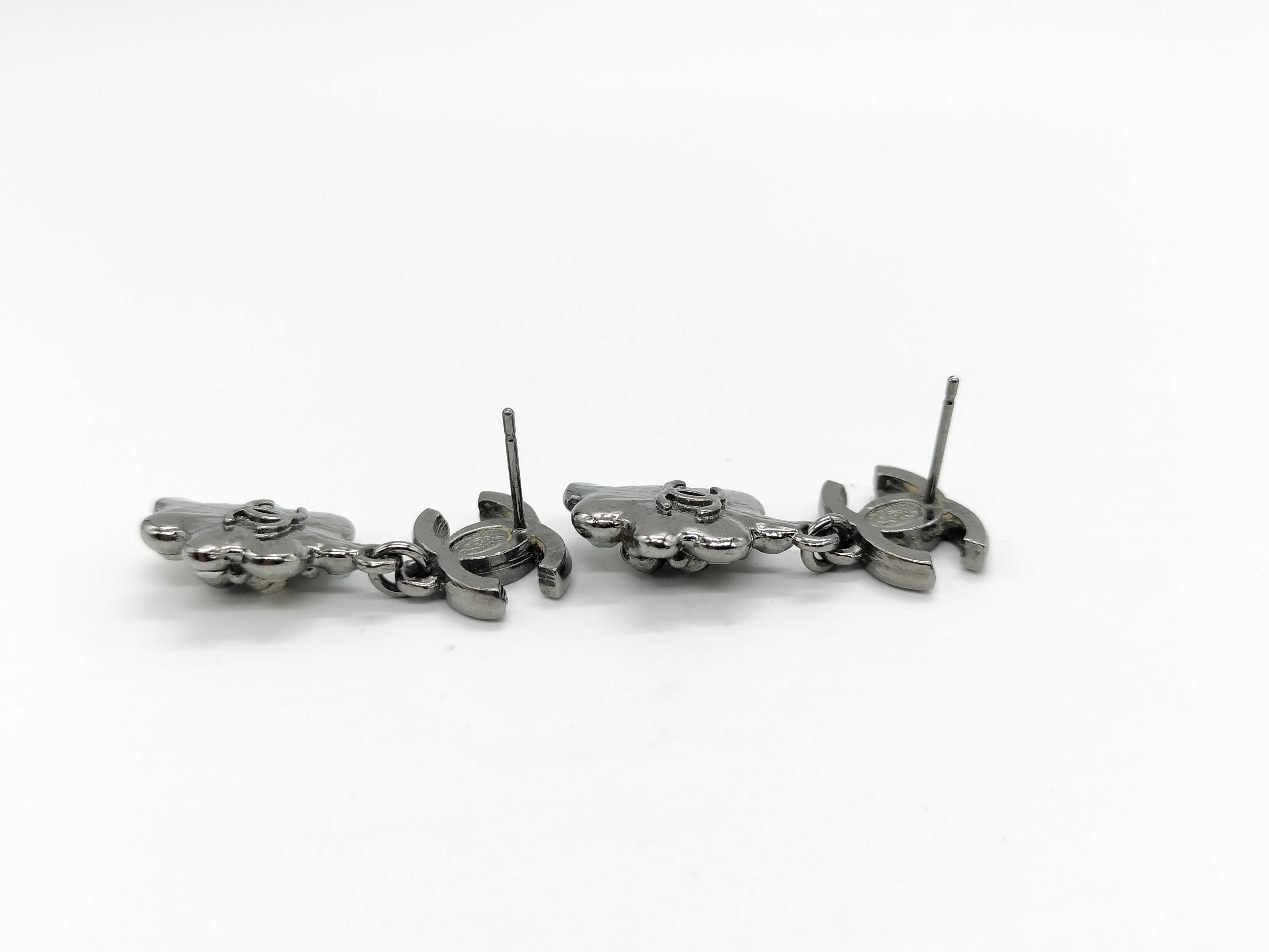 earrings, Coco Mark, silver earrings — view 4