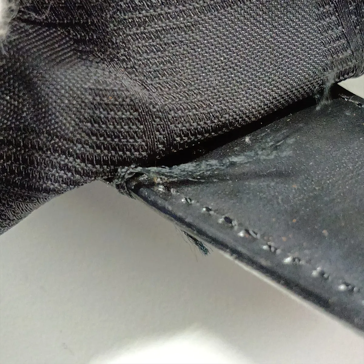 New Travel Line Nylon x Leather Handbag, Black with Gold Hardware, 8773132 (Serial Number 8) — view 13
