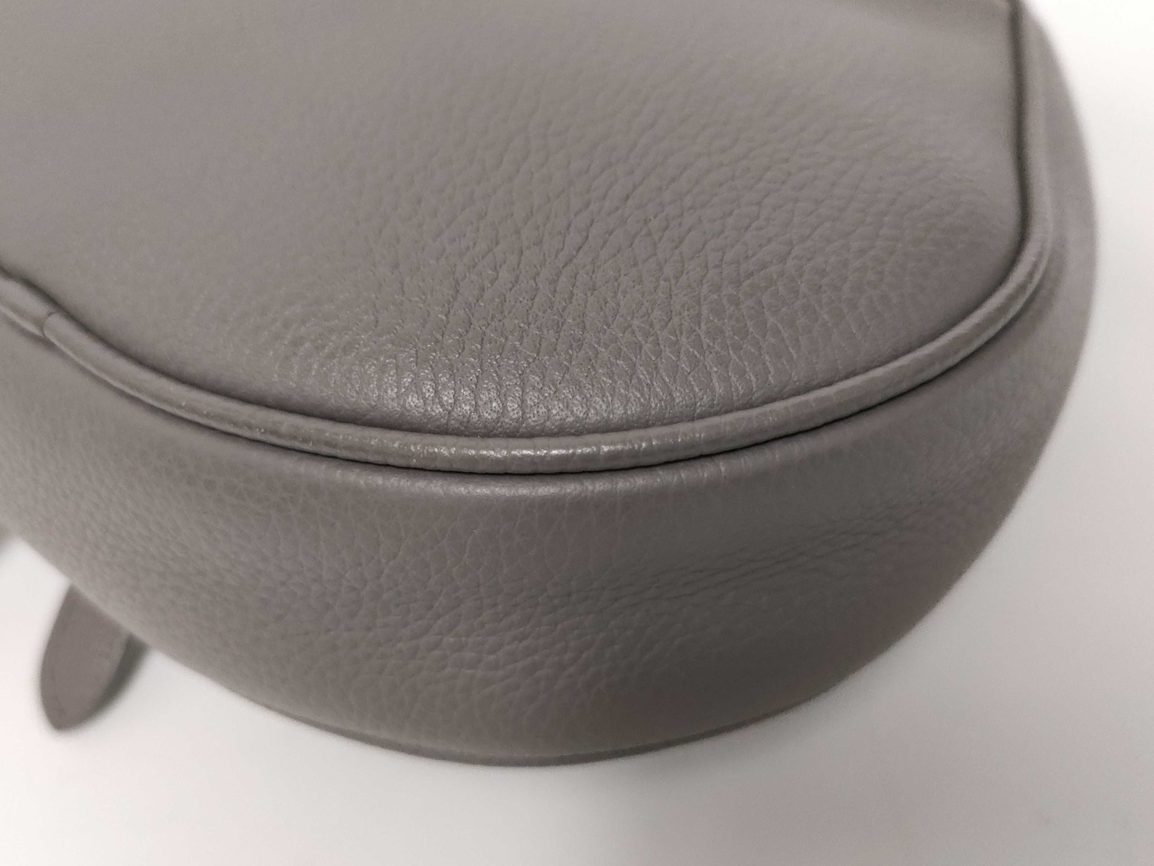 Grey Leather Waist Bag — view 4
