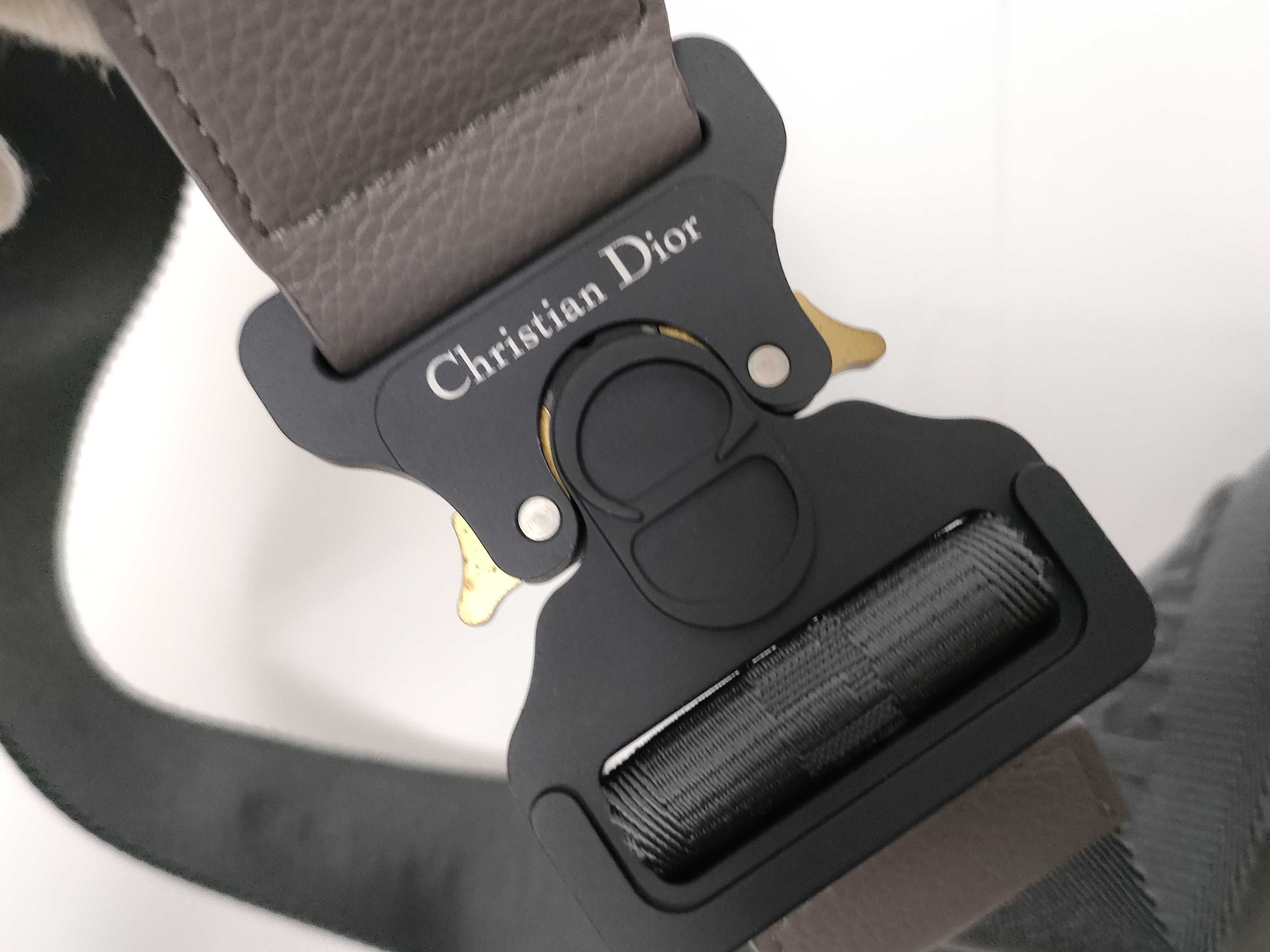 Grey Leather Waist Bag — view 6