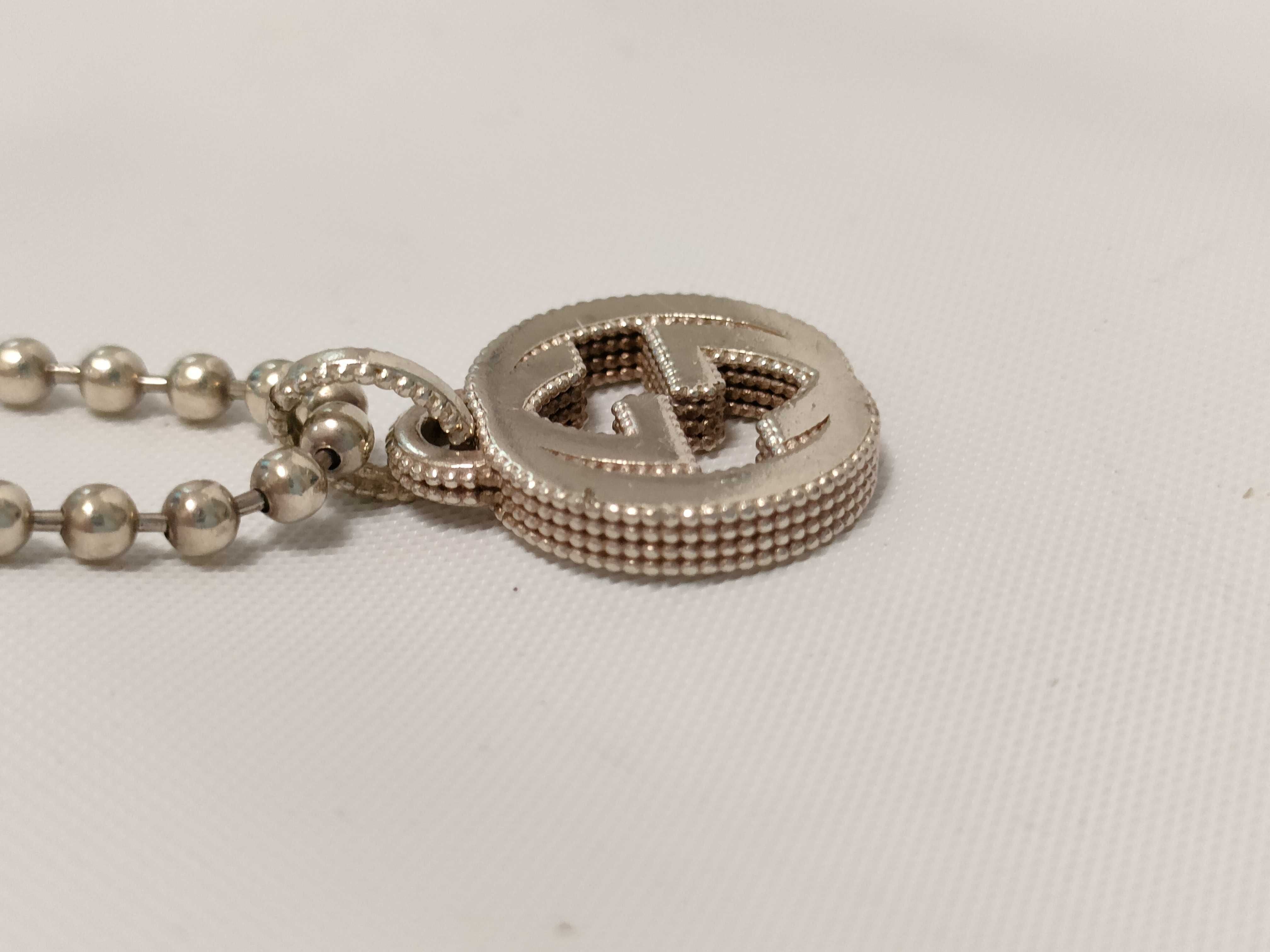 GG Interlocking Necklace Ball Chain Necklace — view 8