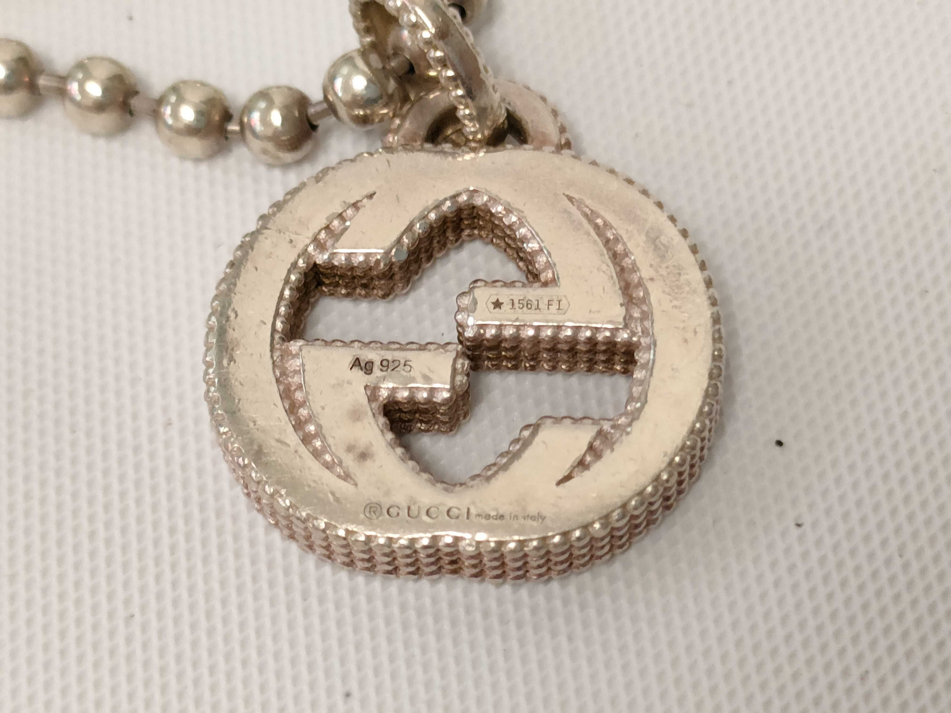 GG Interlocking Necklace Ball Chain Necklace — view 9