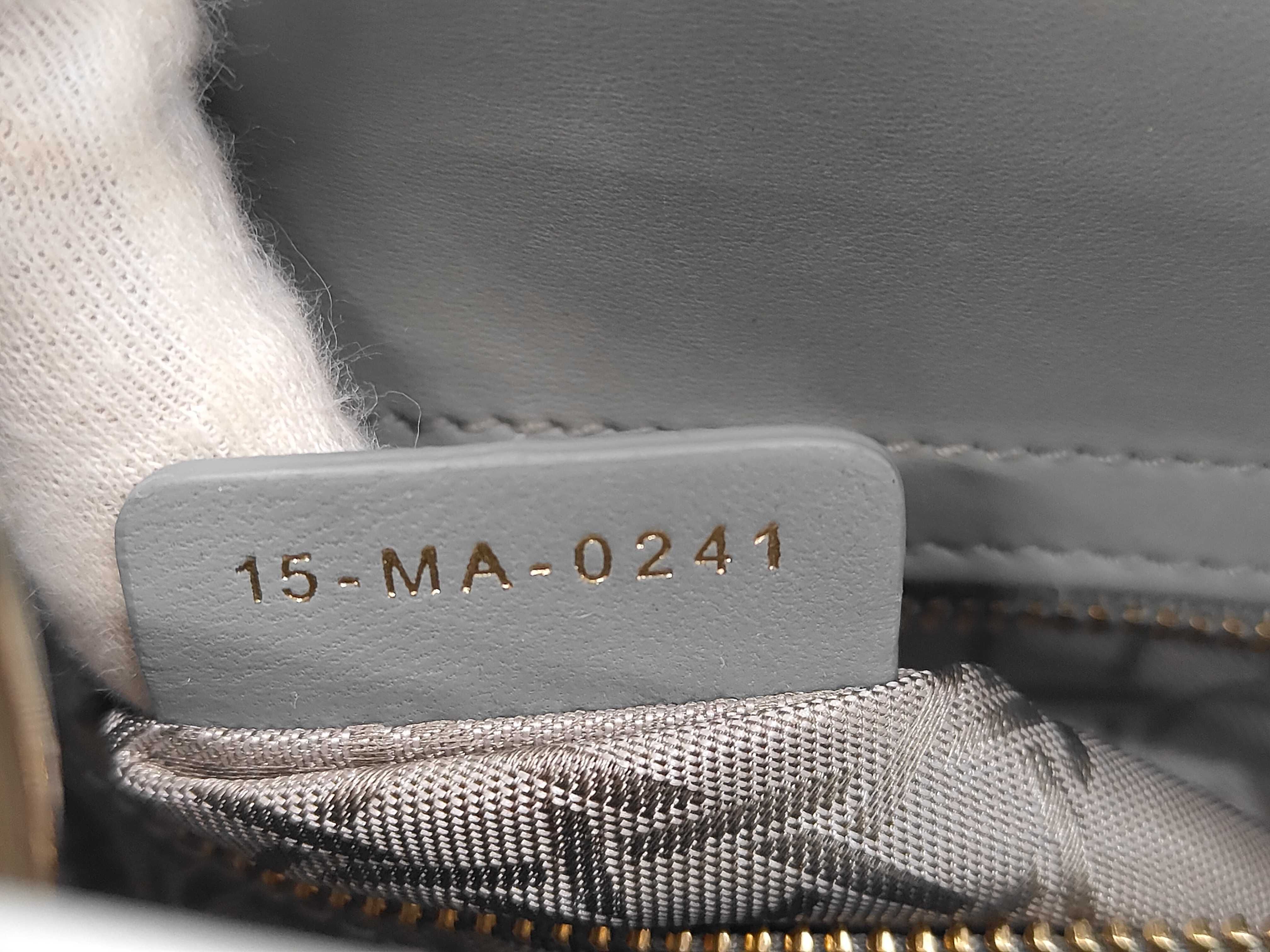 Grey Lambskin Lady ABCDior 2-Way Bag — view 11