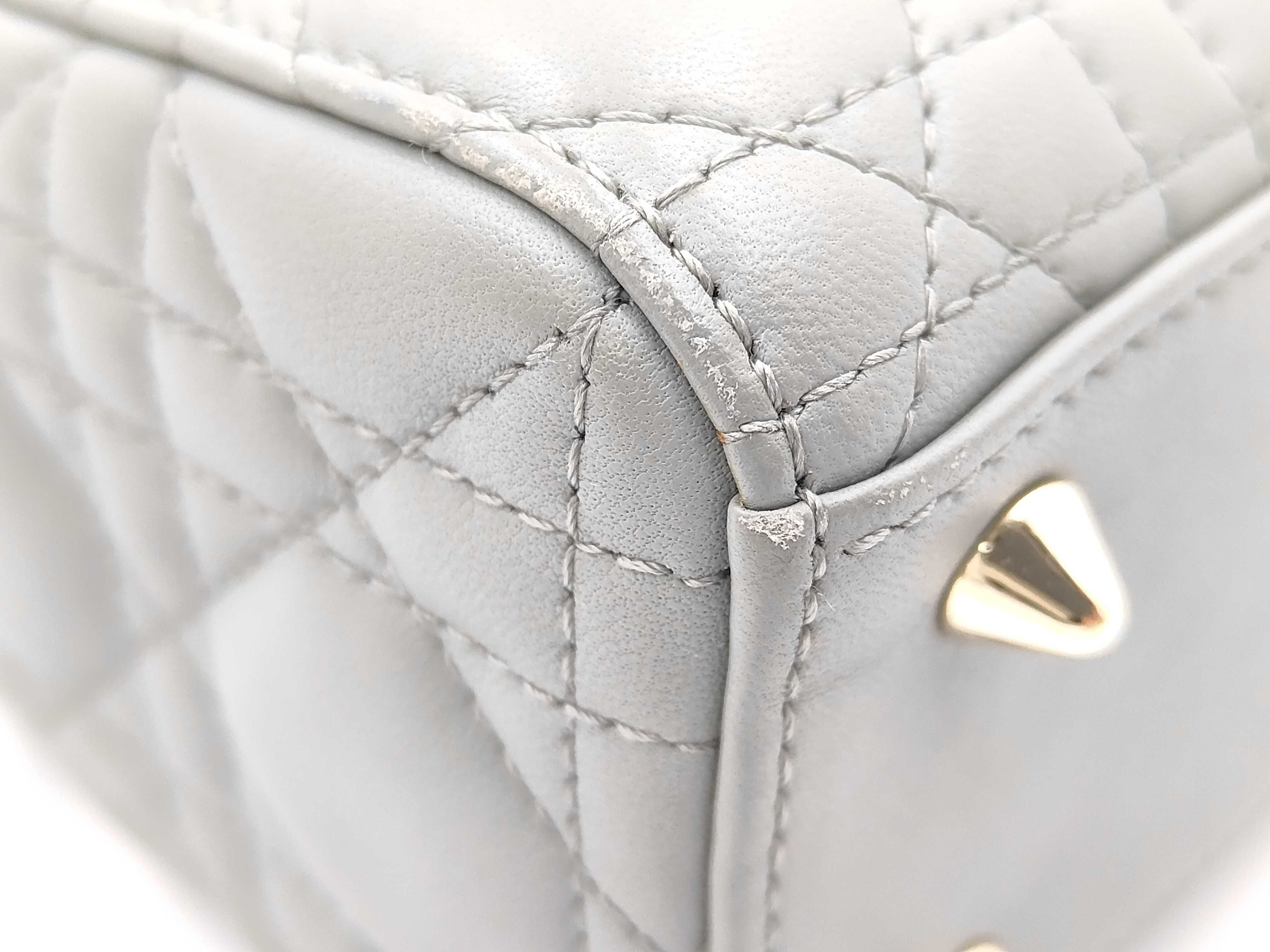 Grey Lambskin Lady ABCDior 2-Way Bag — view 6