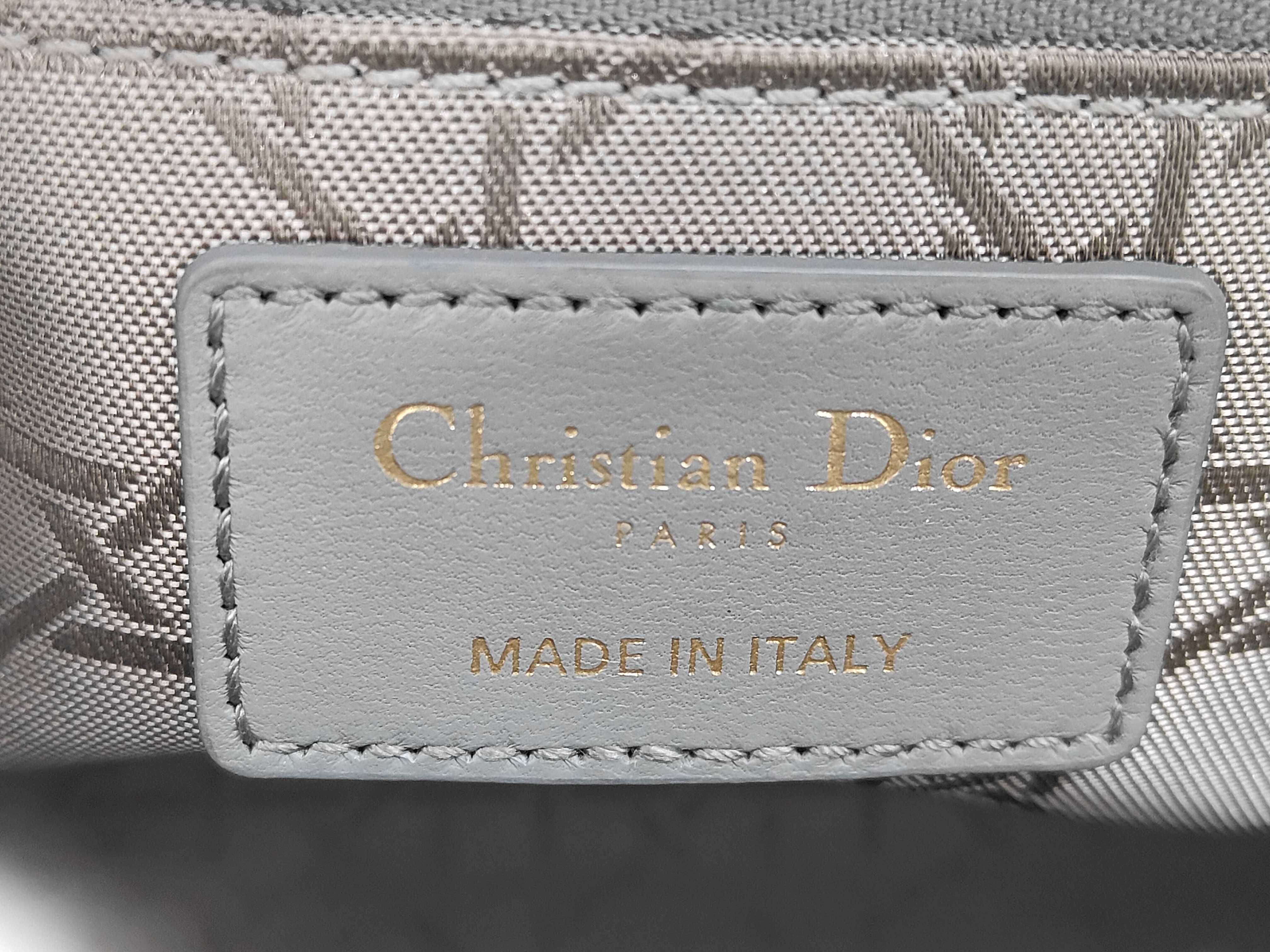 Grey Lambskin Lady ABCDior 2-Way Bag — view 10