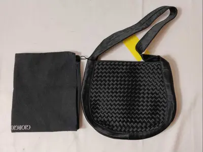Intrecciato Suede One-Shoulder Handbag