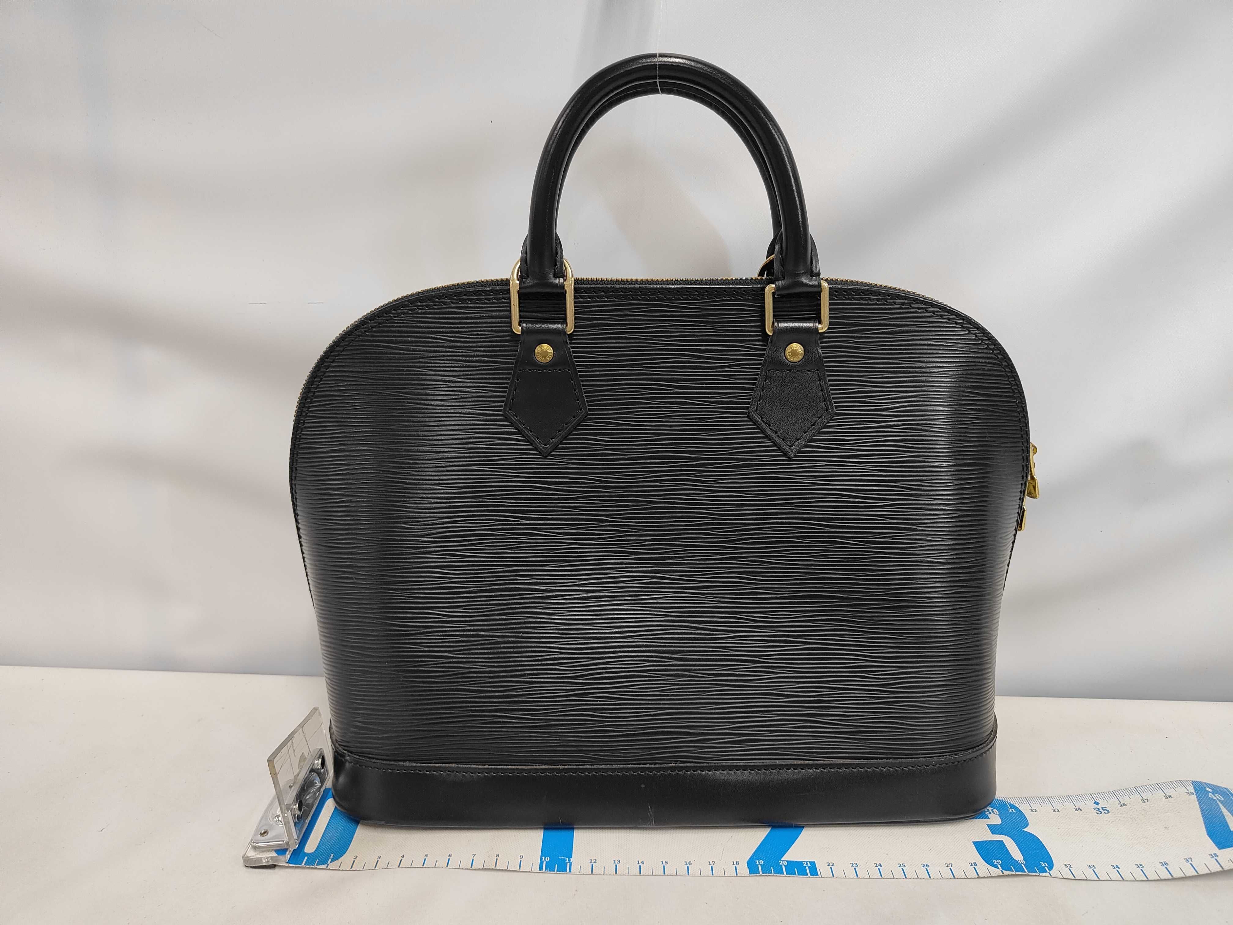 Black Epi Leather Alma Handbag — view 2