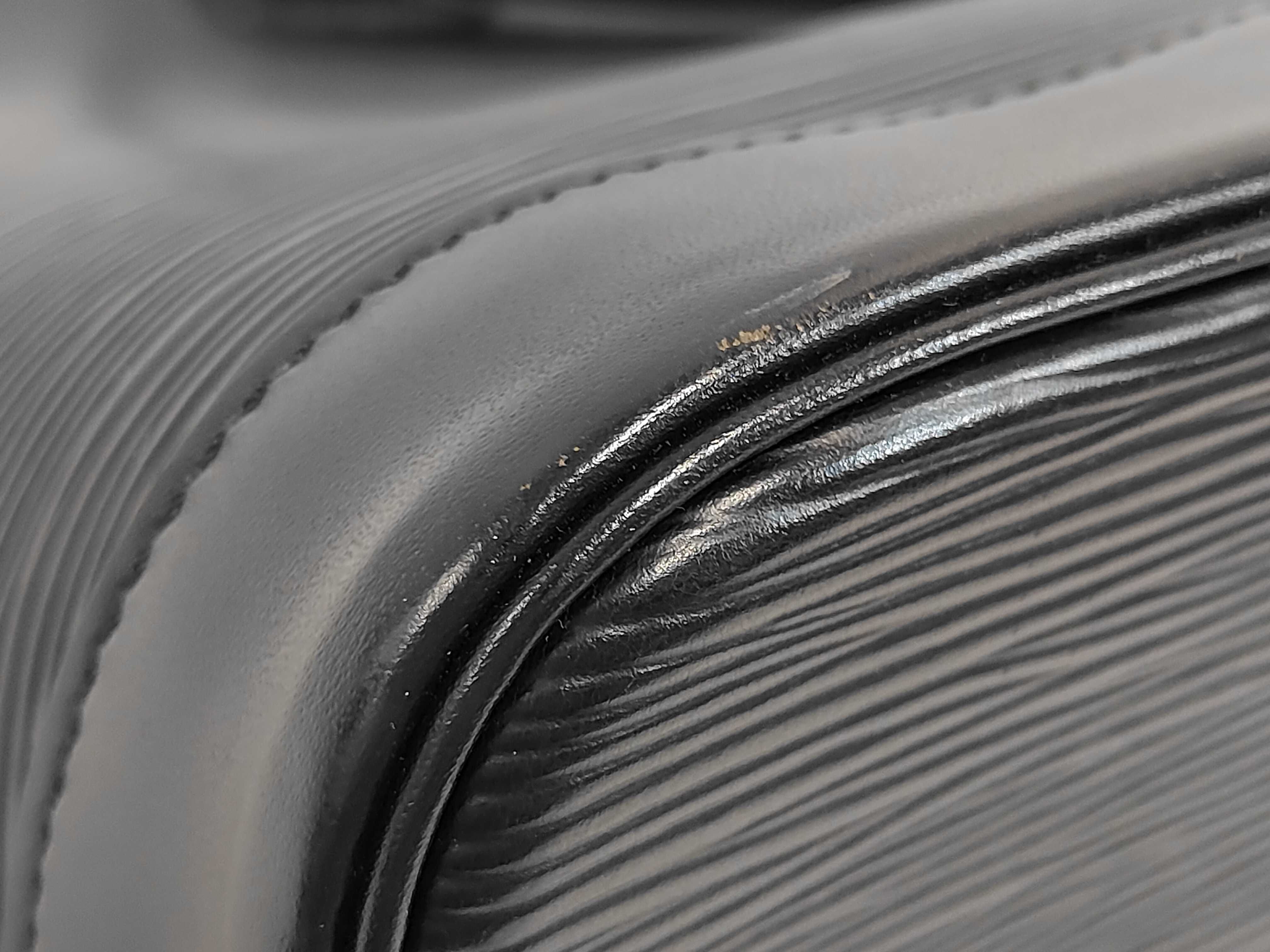 Black Epi Leather Alma Handbag — view 3