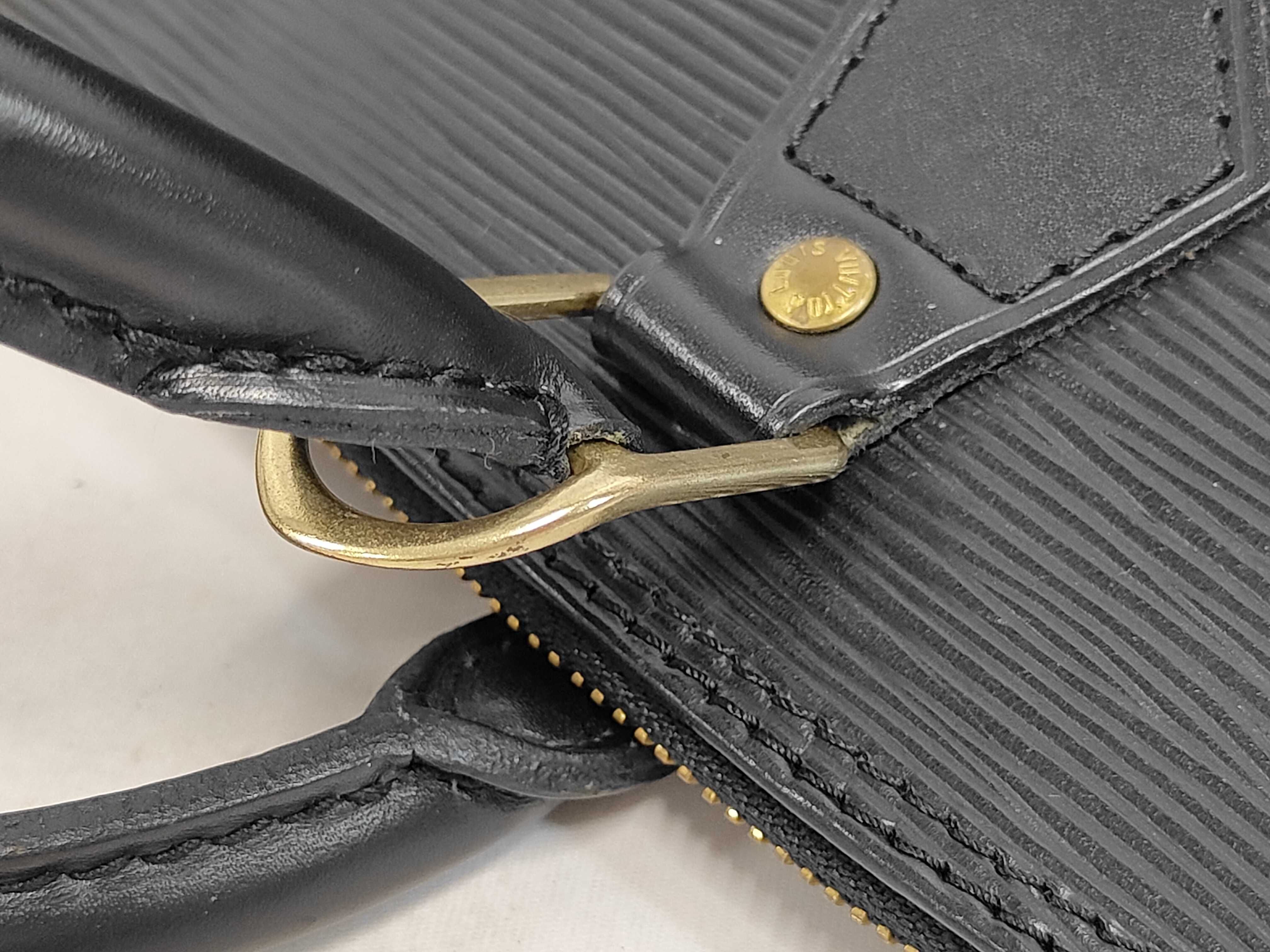 Black Epi Leather Alma Handbag — view 6