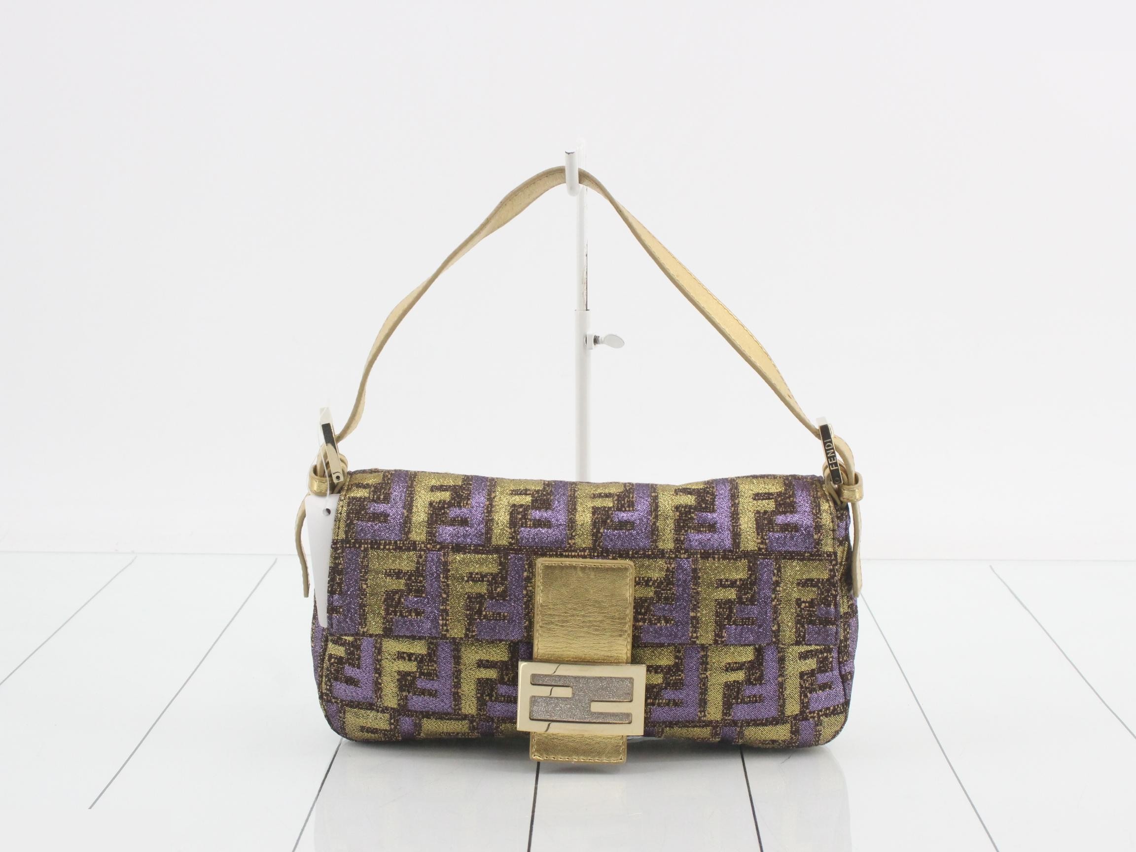 ZUCCA (bag) - Handbag - Mamma Baguette - Gold and Purple
