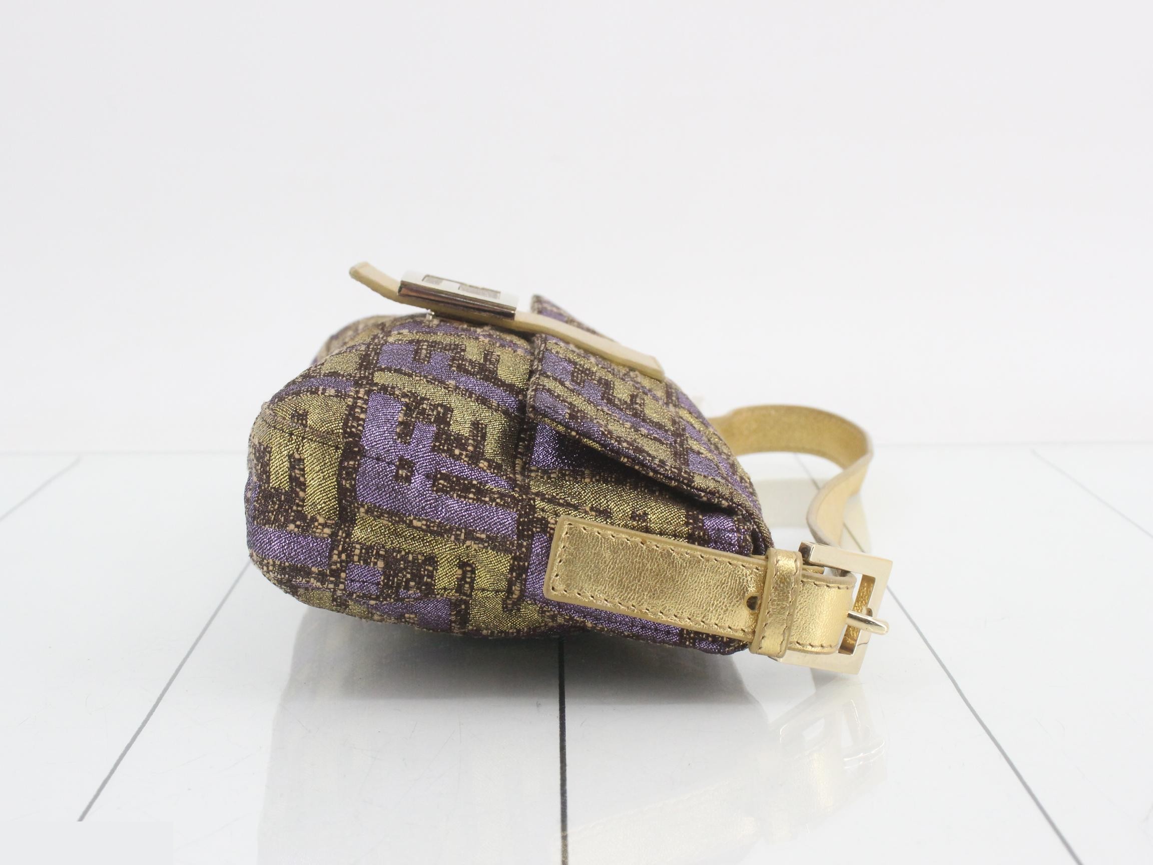 ZUCCA (bag) - Handbag - Mamma Baguette - Gold and Purple — view 3